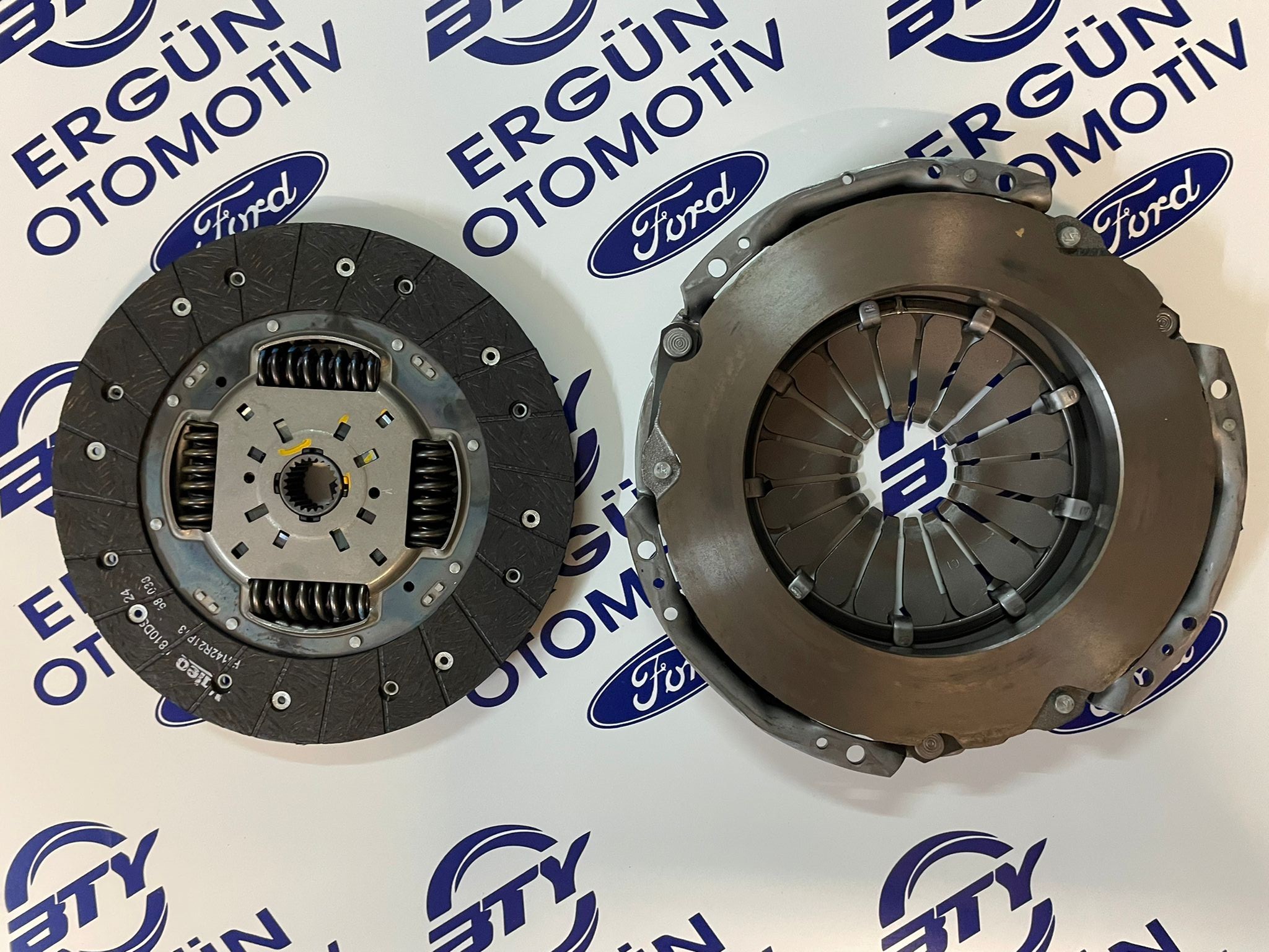 Ford Transit V184 Rulmansız Debriyaj Seti Orijinal | Ford Otosan 1C1O 7540 AF/AE | Baskı Balata