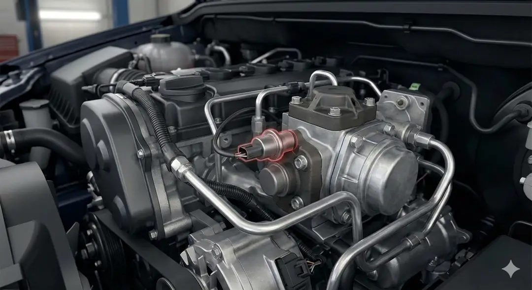 Mazot pompa müşürü araç içi görseli