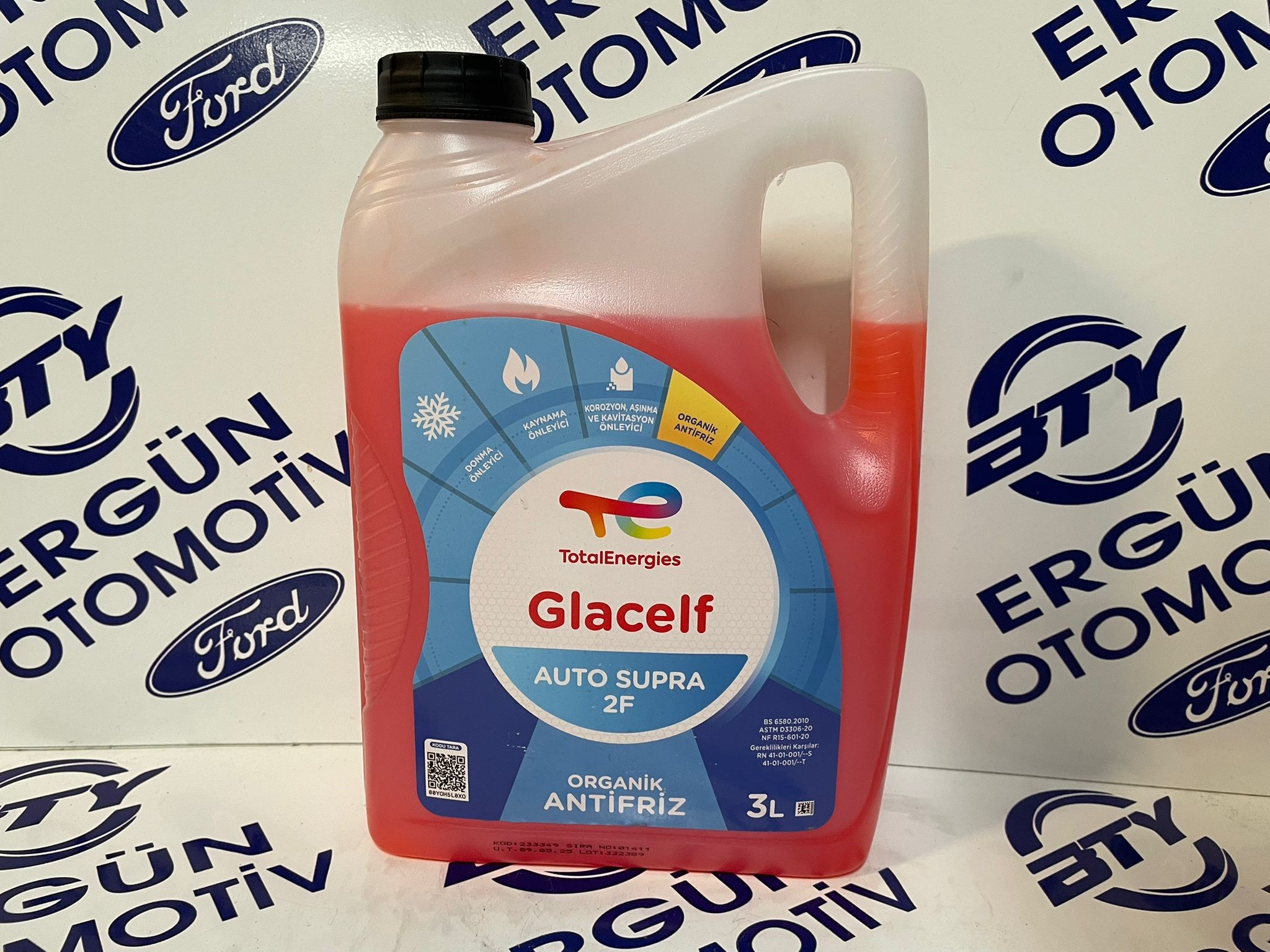 Total Energies Glacelf Auto Supra 2F 3L Organik Antifriz | Orijinal Ürün Garantisi