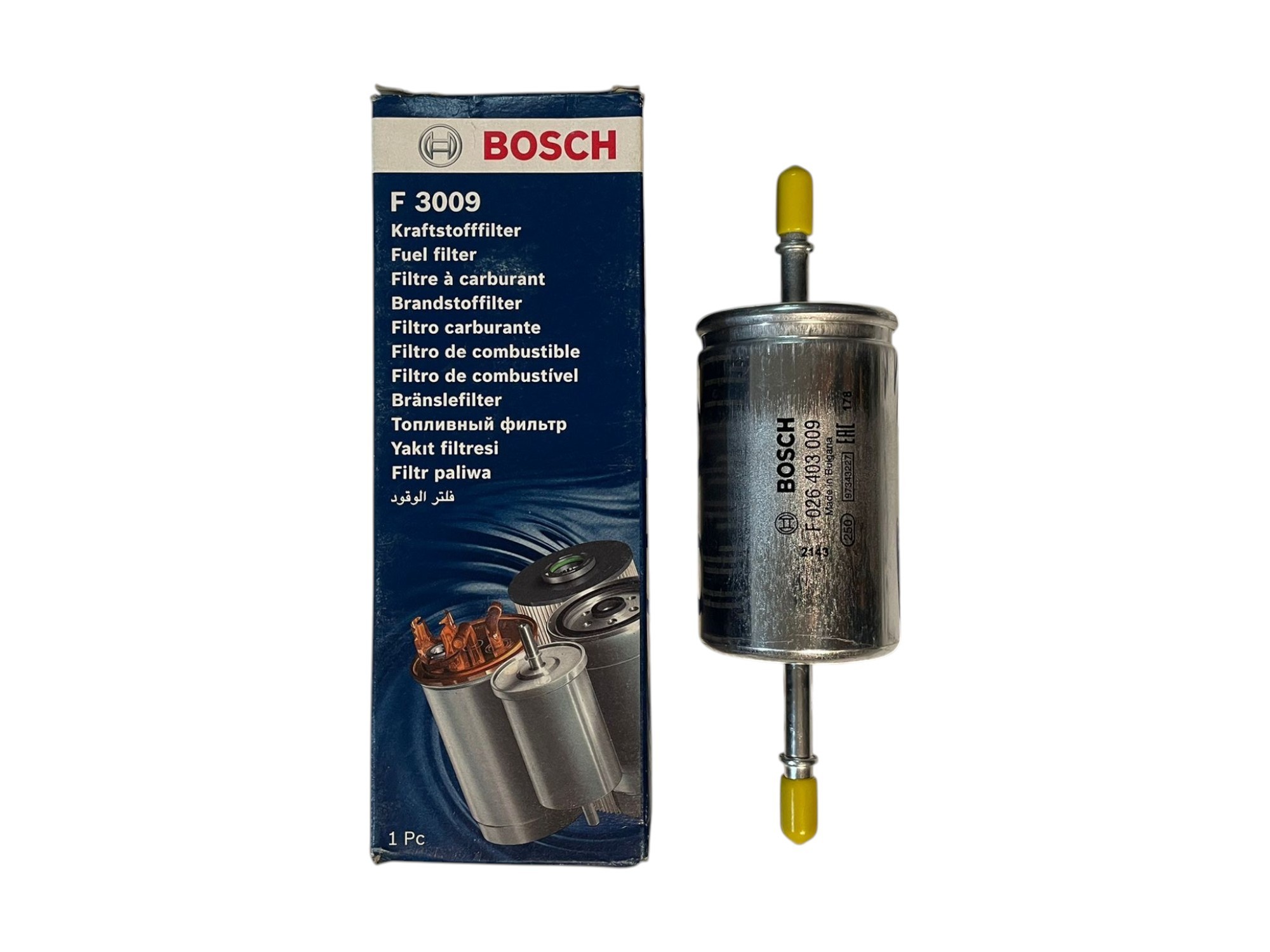 Ford Focus 1.4/1.6 Zetec 98- Benzin Filtresi | BOSCH F 3009 - F 026 403 009 YAKIT FİLTRESİ 