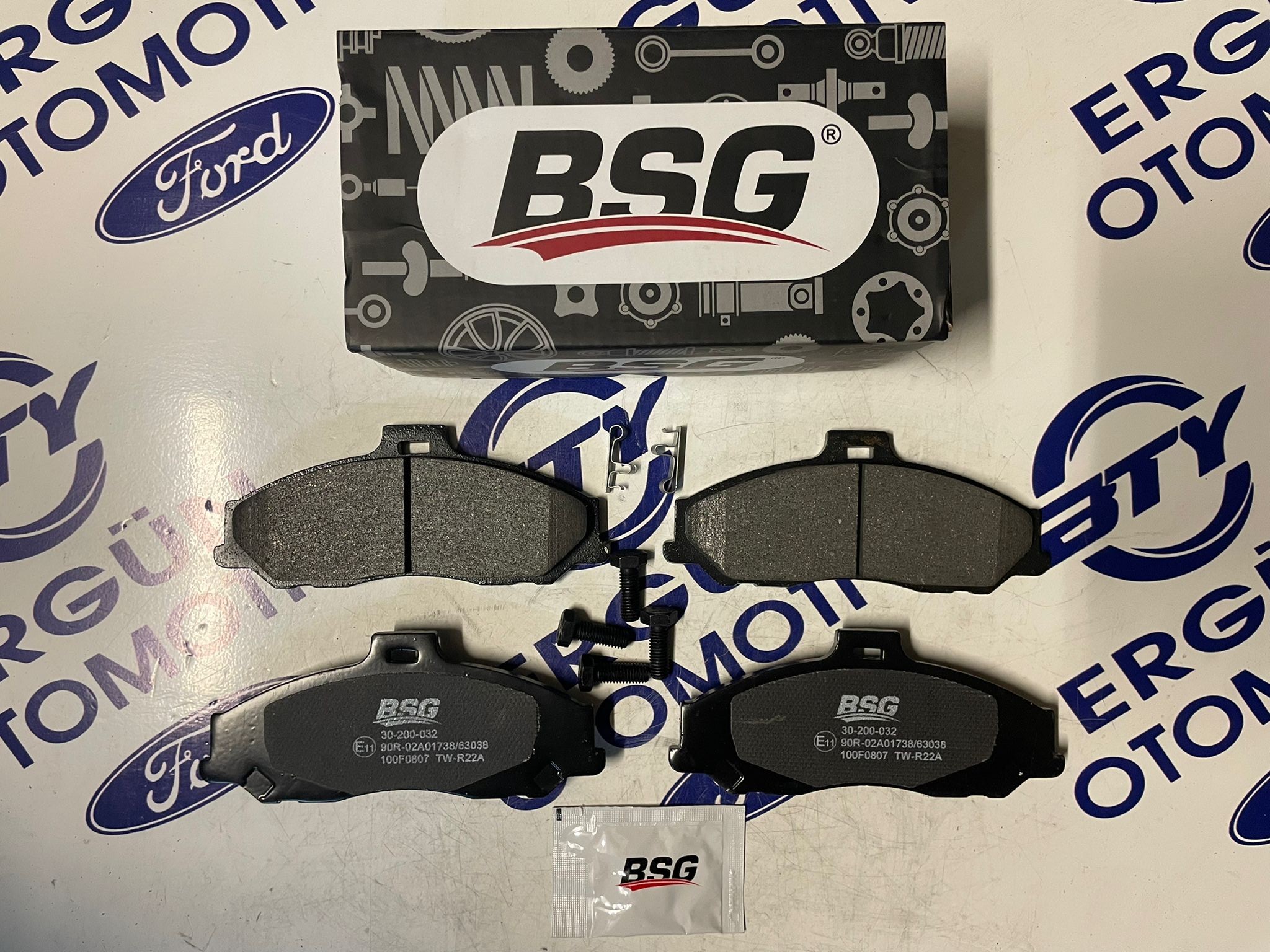 Ford Ranger 4x2/B2500 (1998-2012) Ön Fren Balata | BSG 2M34 2001 FA