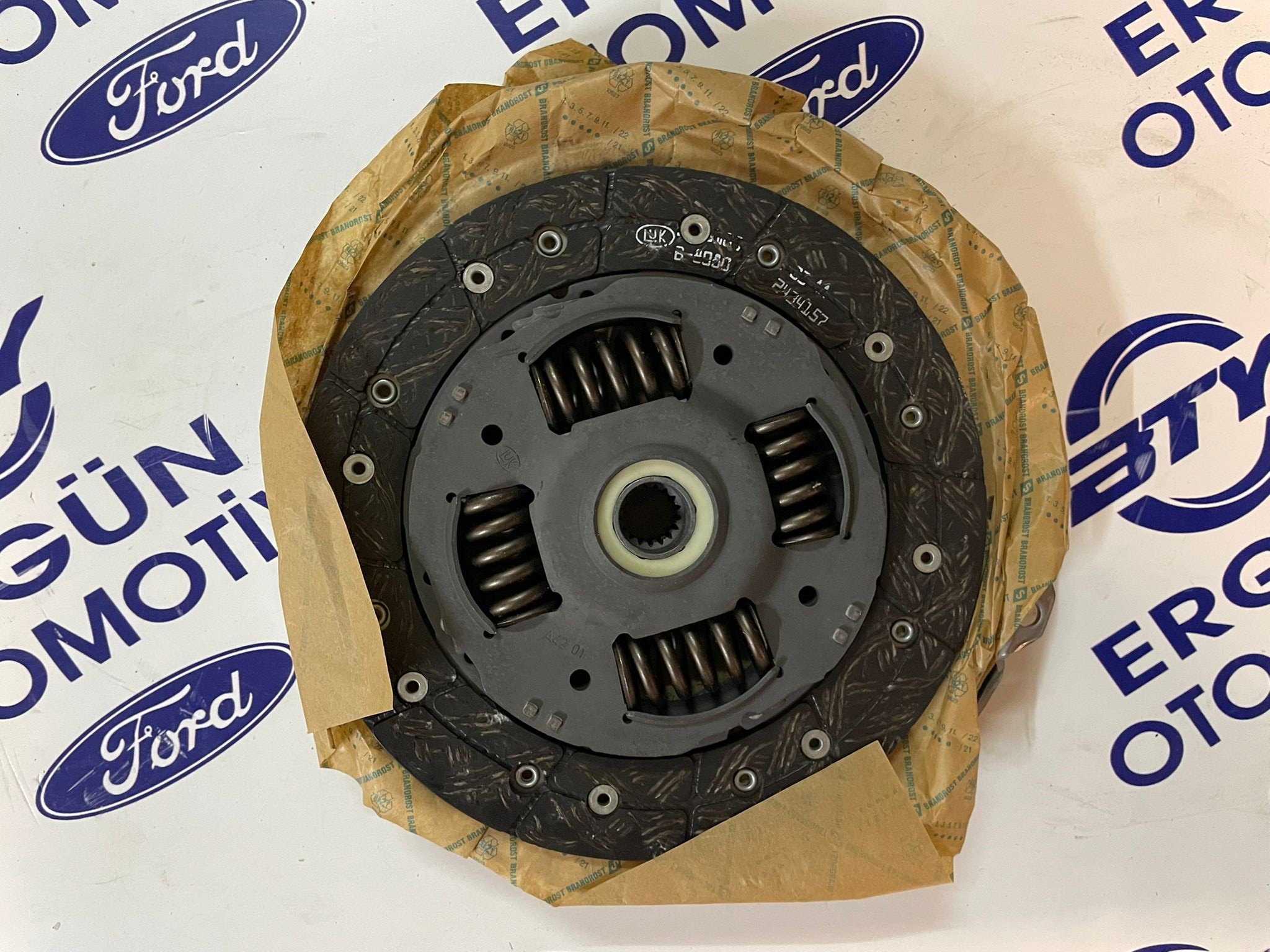 Ford Fiesta/B-Max/Courier 1.5 1.6 Rulmansız Debriyaj Seti Orijinal | Ford Otosan 8V21 7540 HA N | Baskı Balata