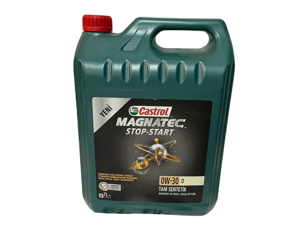 Castrol Magnatec Stop-Start 0W-30D 7L Tam Sentetik Motor Yağı | Benzinli - Dizel | Orijinal Ürün Garantisi