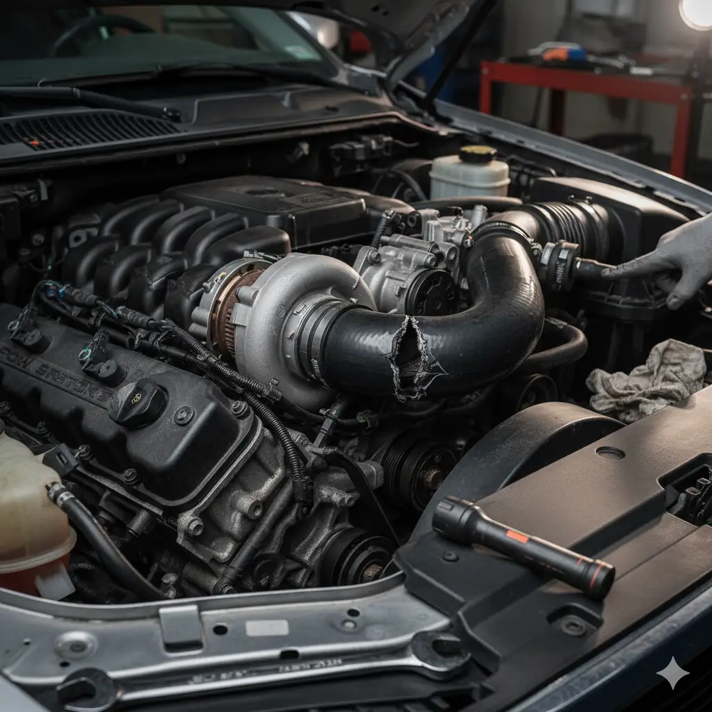 Turbo hortumu kaçağı