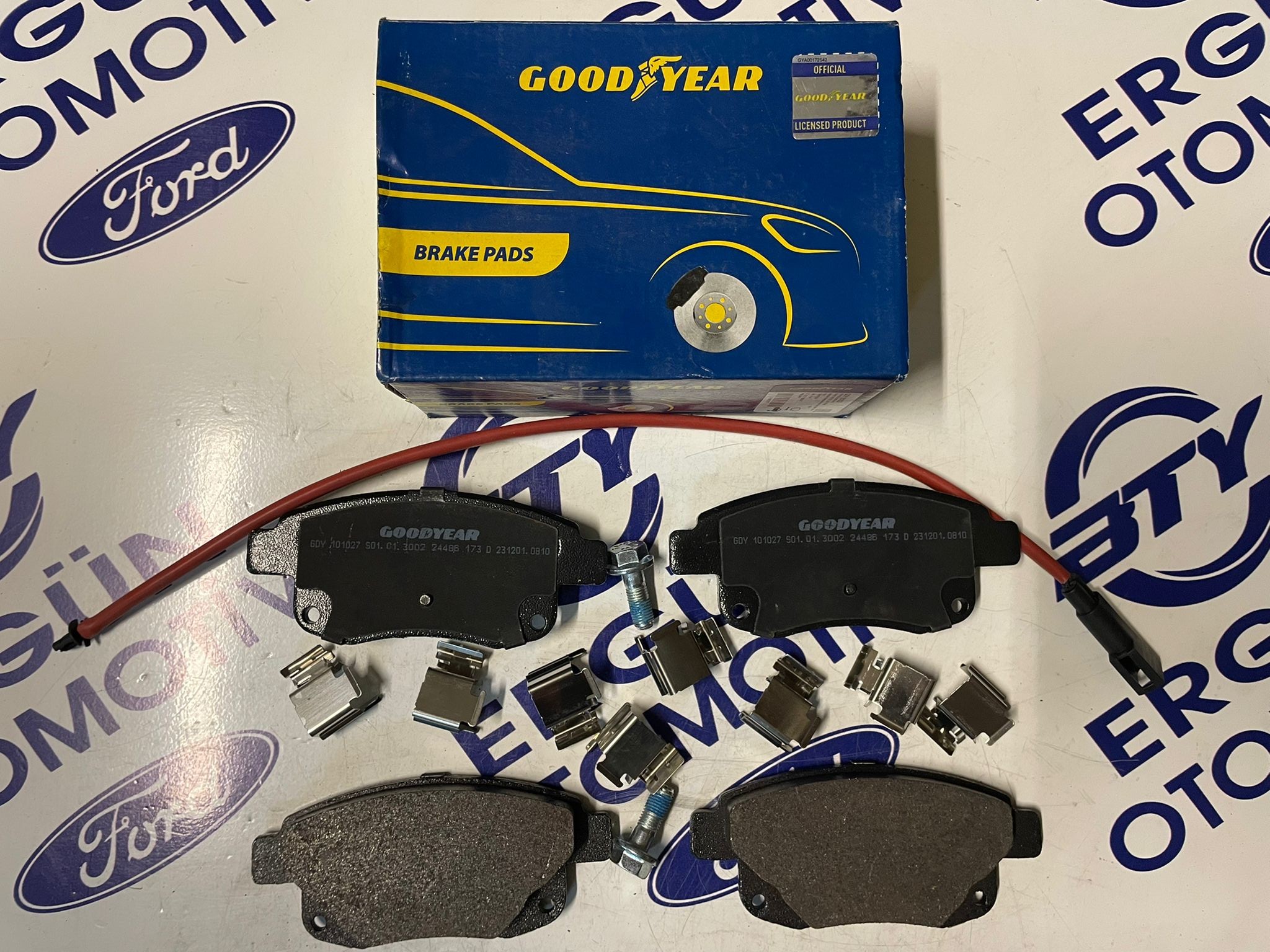Ford Transit V347 (2006-2014) Arka Fren Balata | Goodyear 6C11 2M008 AF