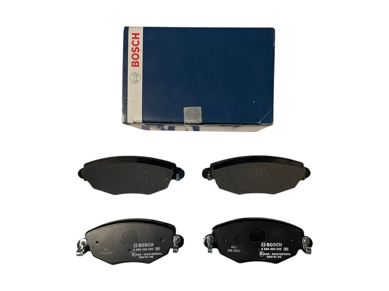 Ford Mondeo/Jaguar Ön Fren Balata | Bosch 0 986 495 240 BP2186 | MONDEO III 00>07 JAGUAR X TYPE 04>09