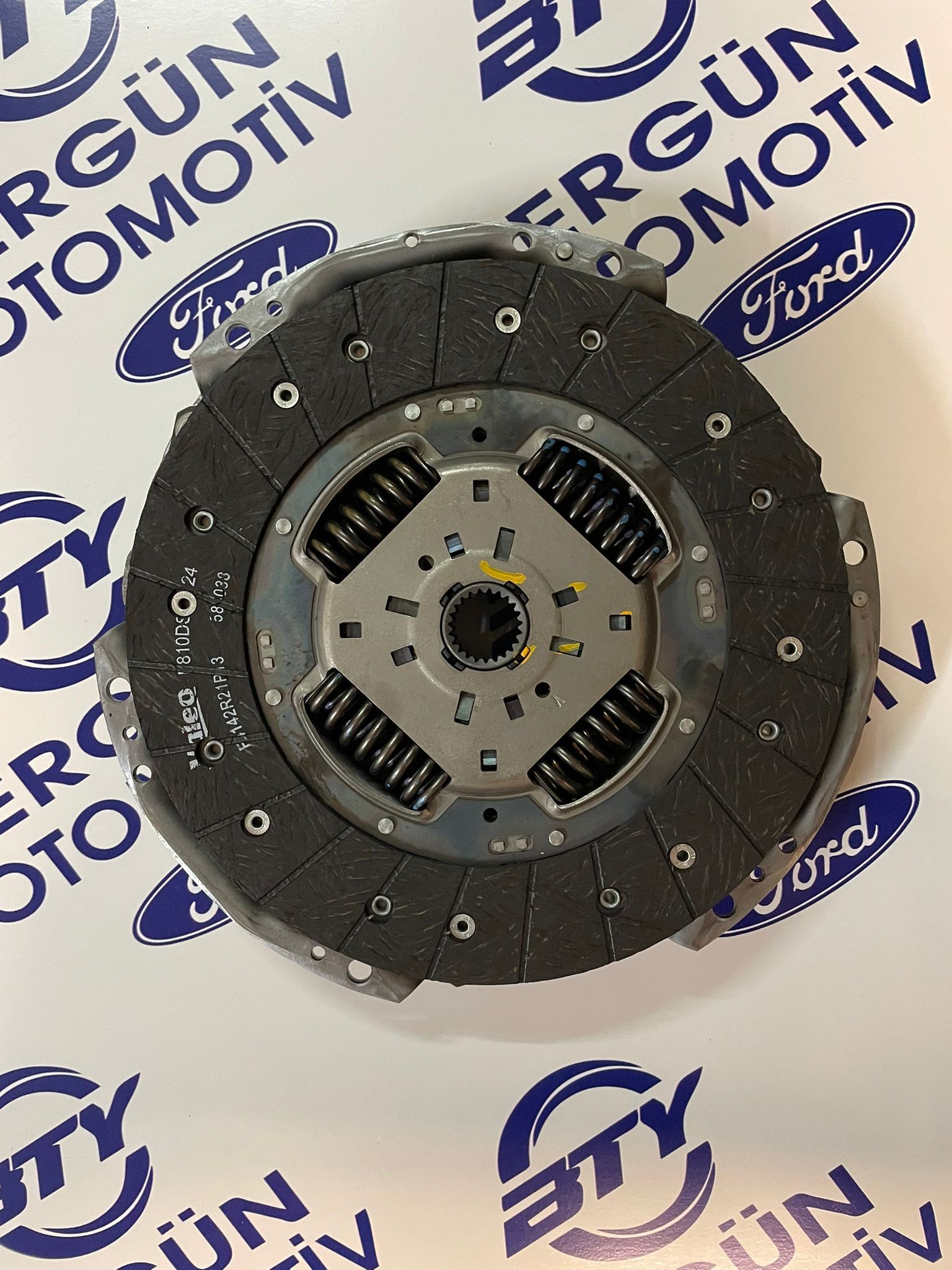 Ford Transit V184 Rulmansız Debriyaj Seti Orijinal | Ford Otosan 1C1O 7540 AF/AE | Baskı Balata