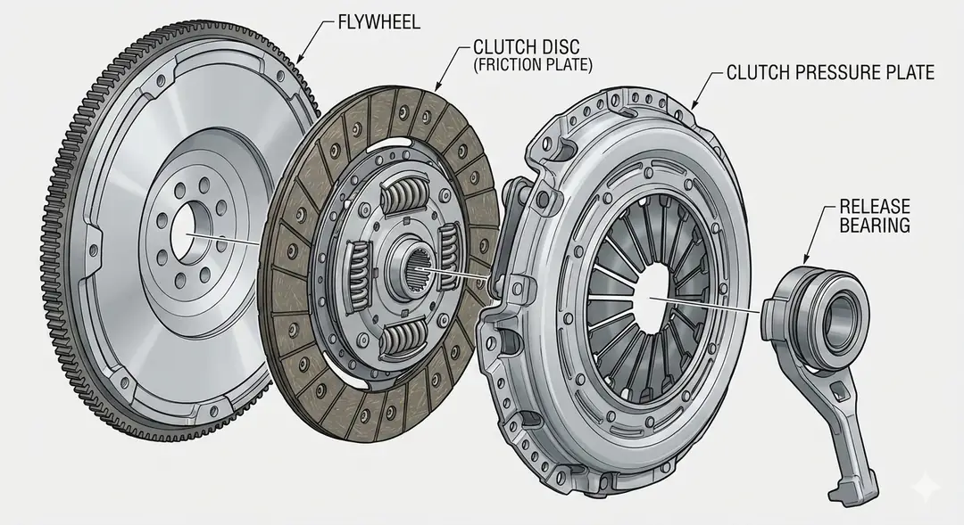 Volant, balata, baskı, bilya