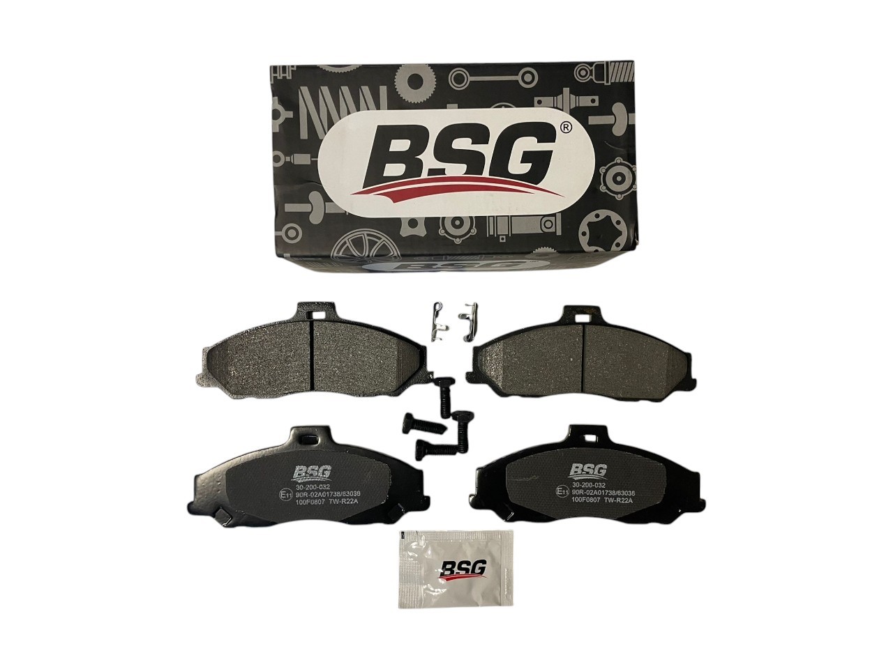 Ford Ranger 4x2/B2500 (1998-2012) Ön Fren Balata | BSG 30-200-032 / 2M34 2001 FA