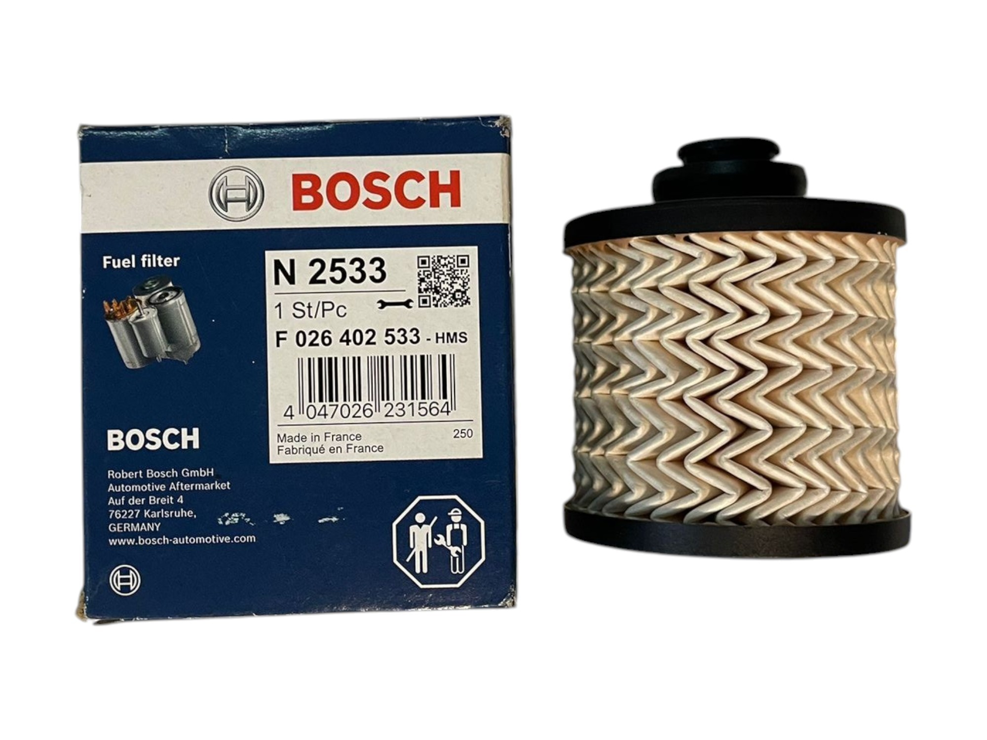 Ford Focus III 1.5TDCI / Ford Fiesta VI 1.5TDCI Mazot Filtresi | BOSCH N 2533 - F 026 402 533 YAKIT FİLTRESİ