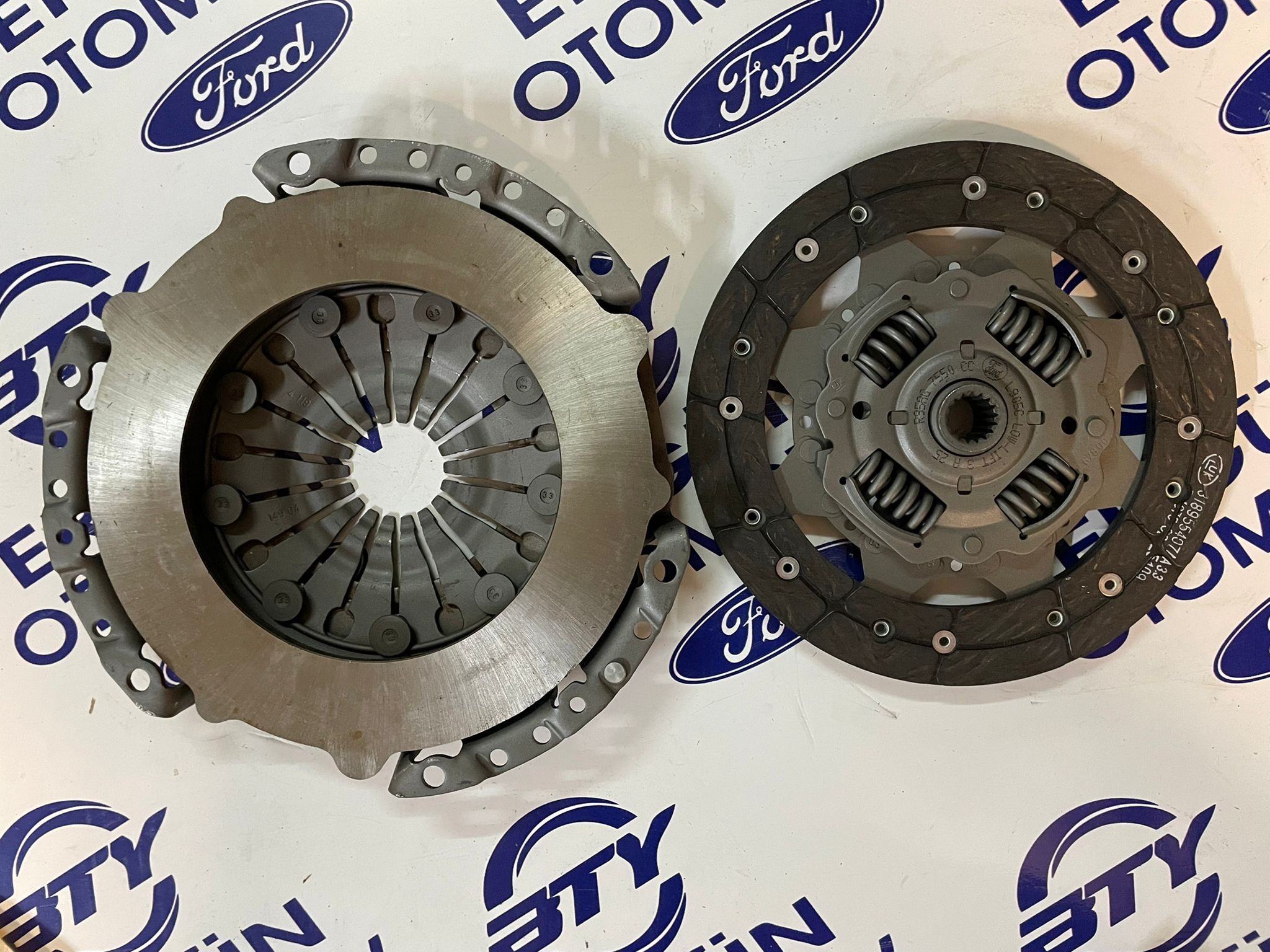 Ford Escort CLX 1995/- Rulmanlı Debriyaj Seti Orijinal | Ford Otosan 95 AX 7L596 AA | Baskı Balata
