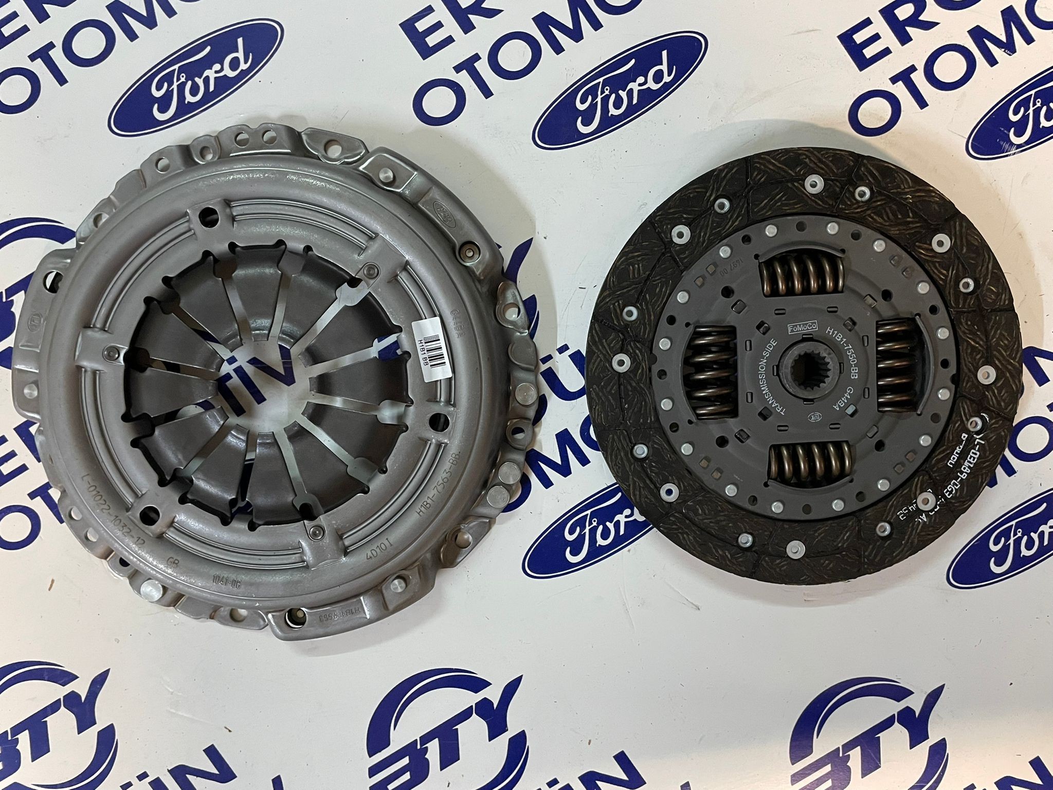 Ford Courier Rulmansız Debriyaj Seti Orijinal | FORD OTOSAN MEH1B1 7540 BC N | Baskı Balata