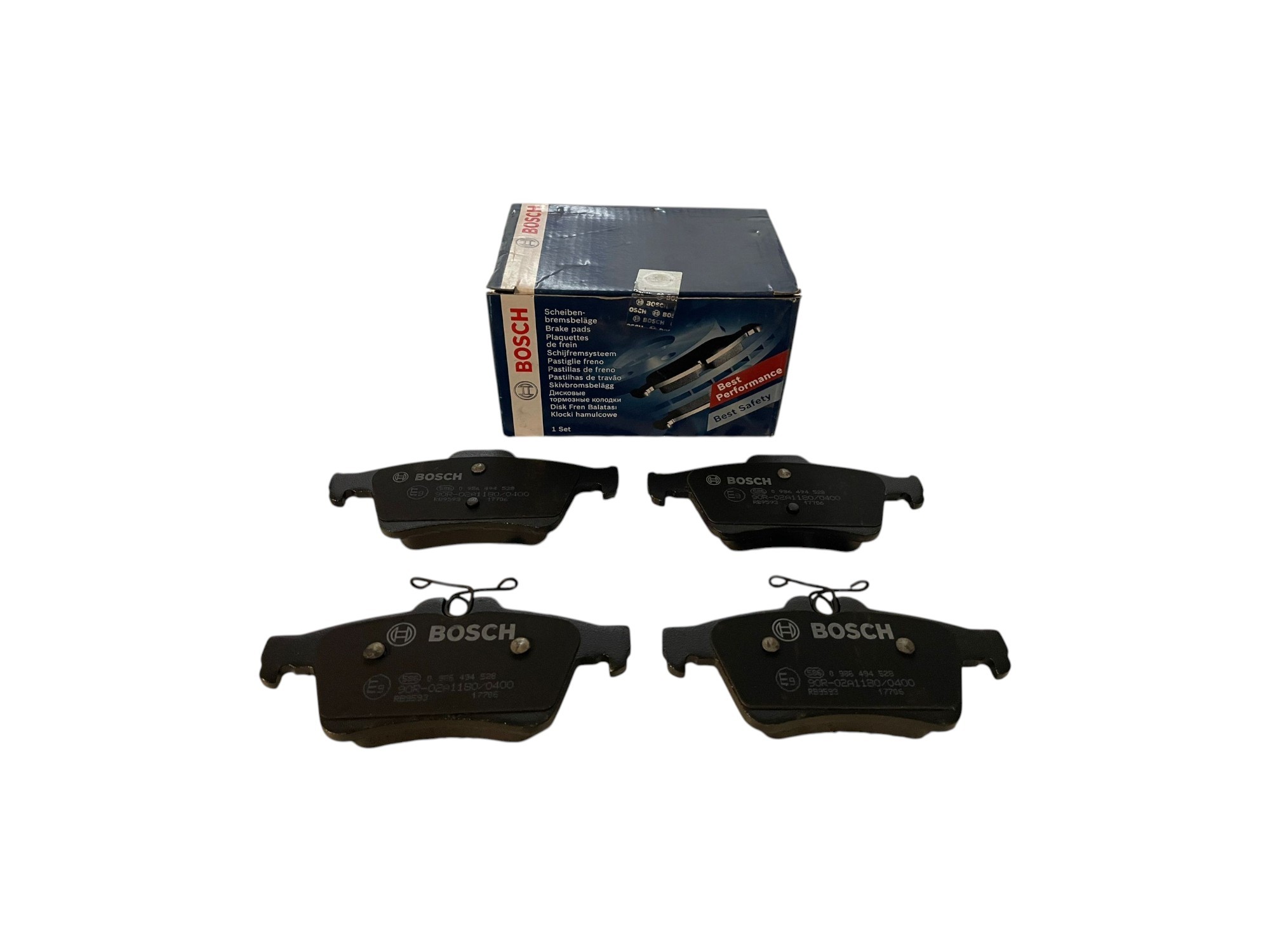 Ford Focus 04> Arka Fren Balatası | Bosch 0 986 494 528 - MEAV6J 2M008 BE