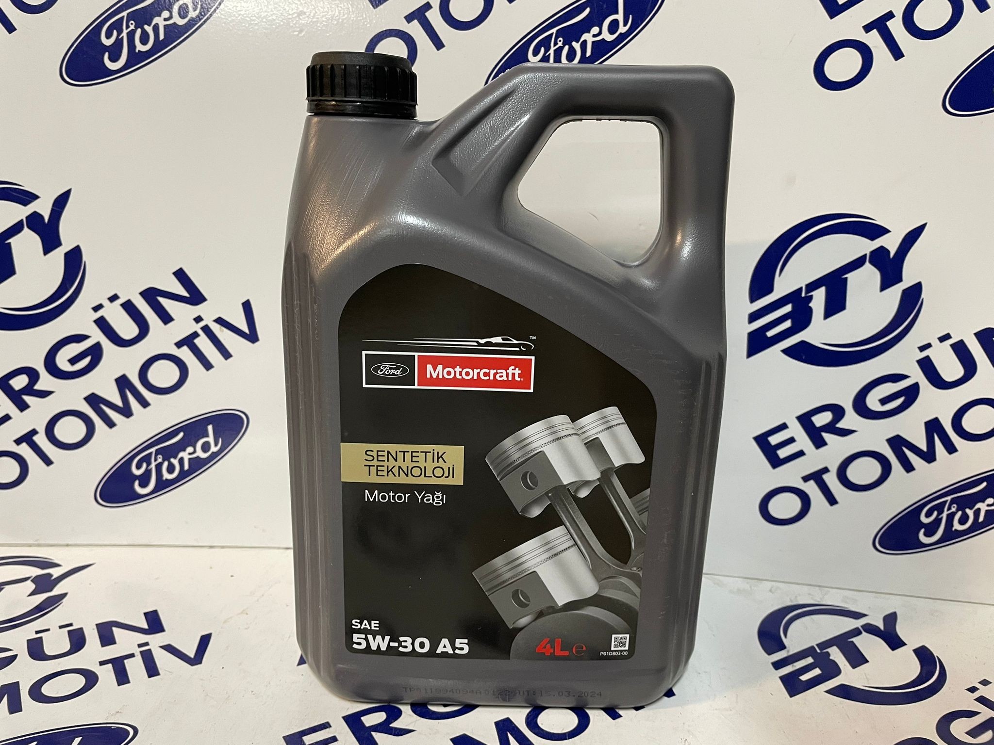 Ford Motorcraft 5W-30 A5 4L Sentetik Teknoloji Motor Yağı | Üretim Yılı:2025 | Orijinal Ürün Garantisi 