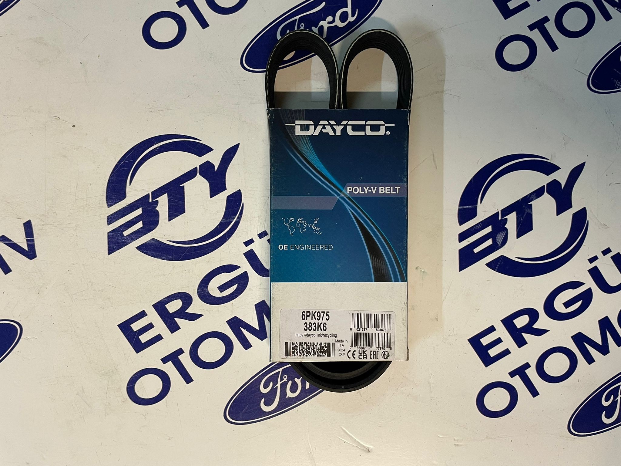 Ford Fiesta 2012-2018 1.5-1.6 TDCI V Kayışı | DAYCO 6PK975 V KAYIŞI