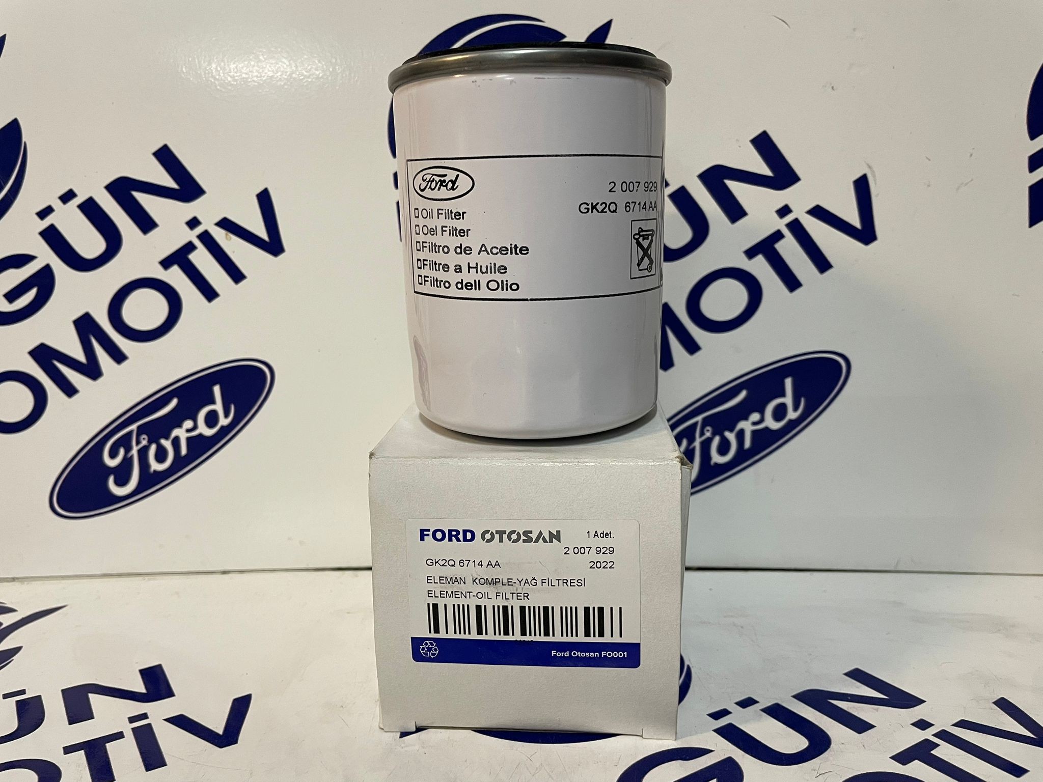 Ford Transit V362/V363 2.0 Ecoblue 2018-2023 Yağ Filtresi Orijinal | FORD OTOSAN GK2Q 6714 AA YAĞ FİLTRESİ