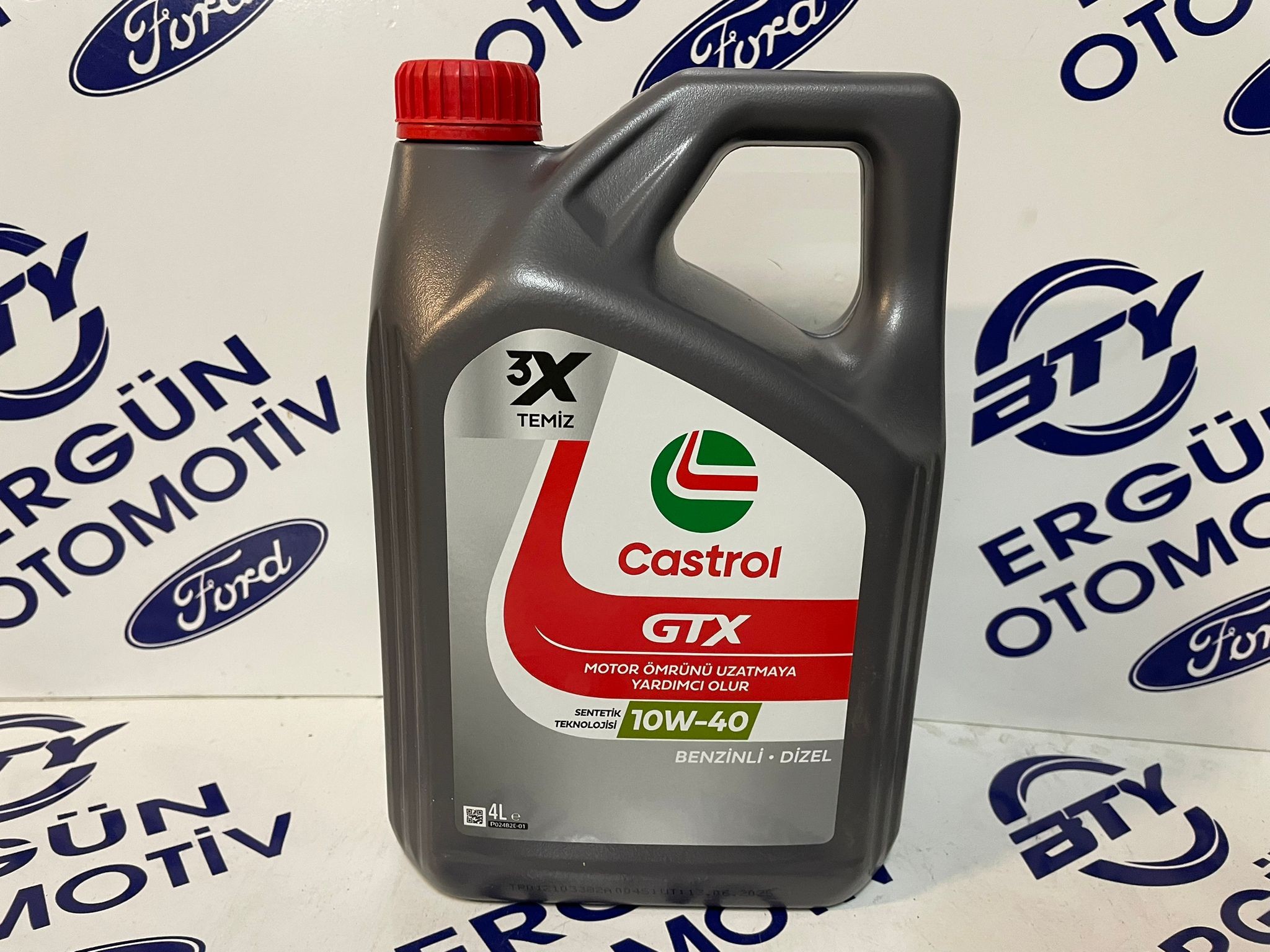 Castrol GTX Ultraclean 10W-40 4L A/B Motor Yağı | Üretim Yılı:2025 | Orijinal Ürün Garantisi