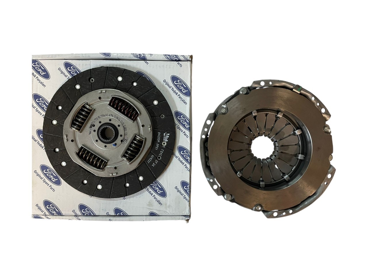 Ford Transit V347 100-120PS (2006-2013) Rulmansız Debriyaj Seti Orijinal | Ford Otosan 7C16 7540 BD-BB | Baskı Balata