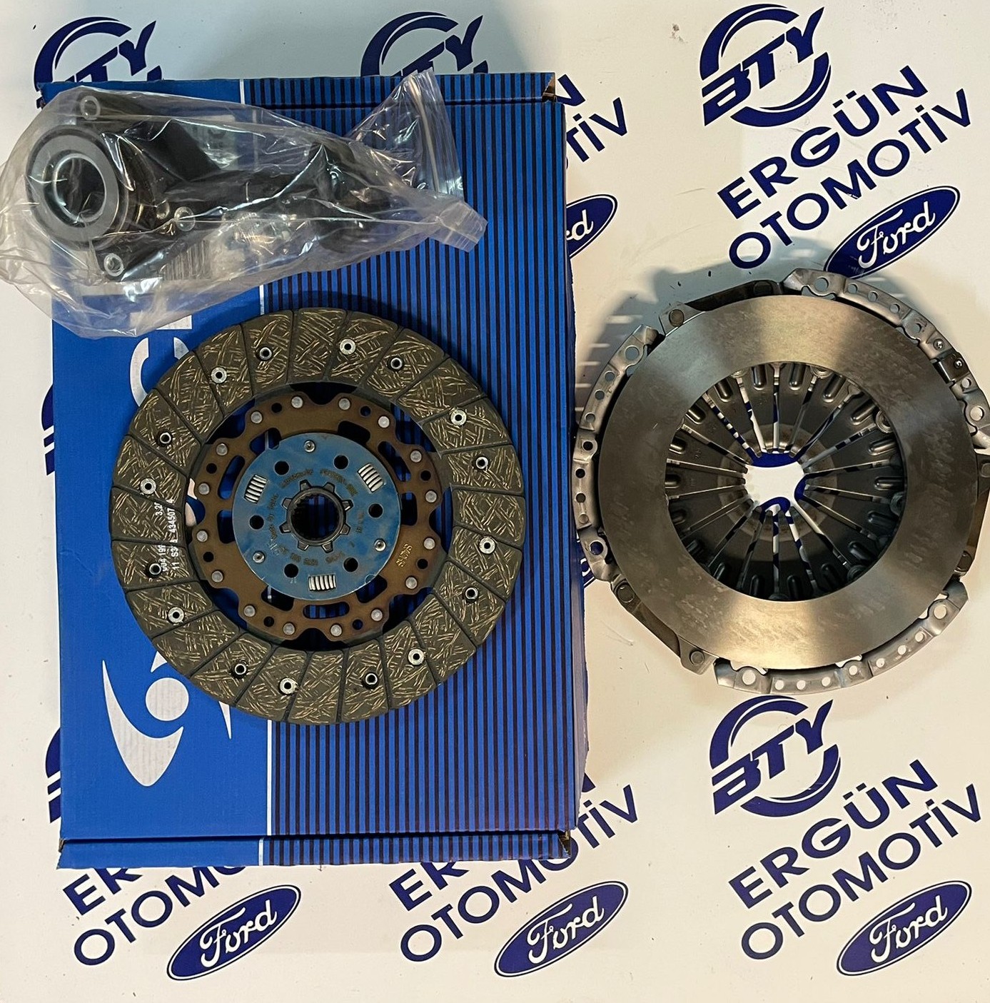 Ford Focus II (04-11) / Ford C-Max (06-11) Rulmanlı Debriyaj Seti | Sachs 3000 990 221 | Baskı Balata