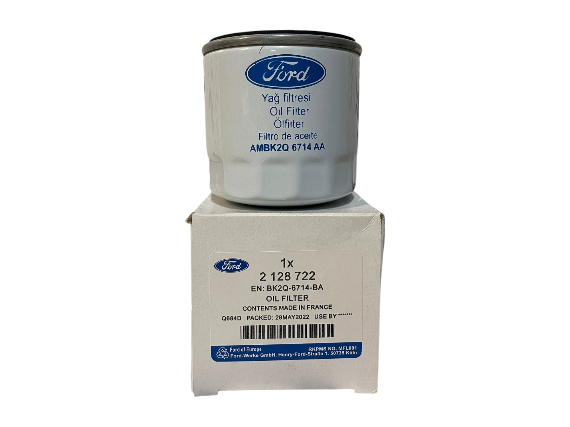 Ford Transit V347 - V362 - V363 Yağ Filtresi Orijinal | FORD OTOSAN BK2Q 6714 BA YAĞ FİLTRESİ