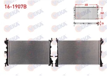 FORD FOCUS I (98-04) SU RADYATÖRÜ 98AB8005DD VEKA