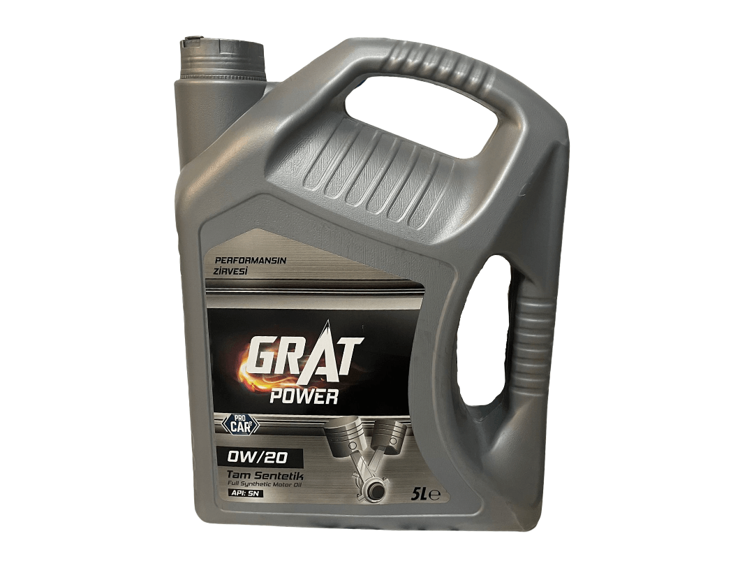 Grat Power 0W-20 5L Tam Sentetik Motor Yağı | Orijinal Ürün Garantisi