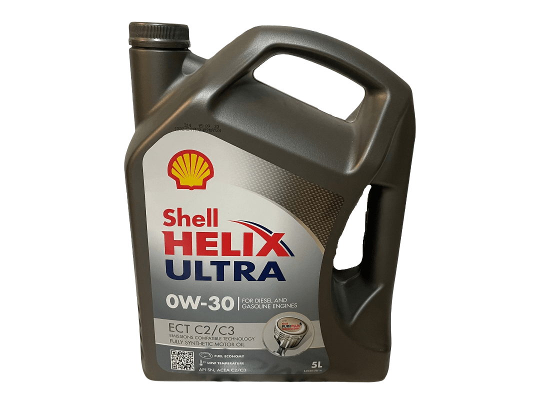 Shell Helix Ultra 0W-30 5L | ECT C2/C3 Tam Sentetik Motor | Benzinli - Dizel | Üretim Yılı:2025 | Orijinal Ürün