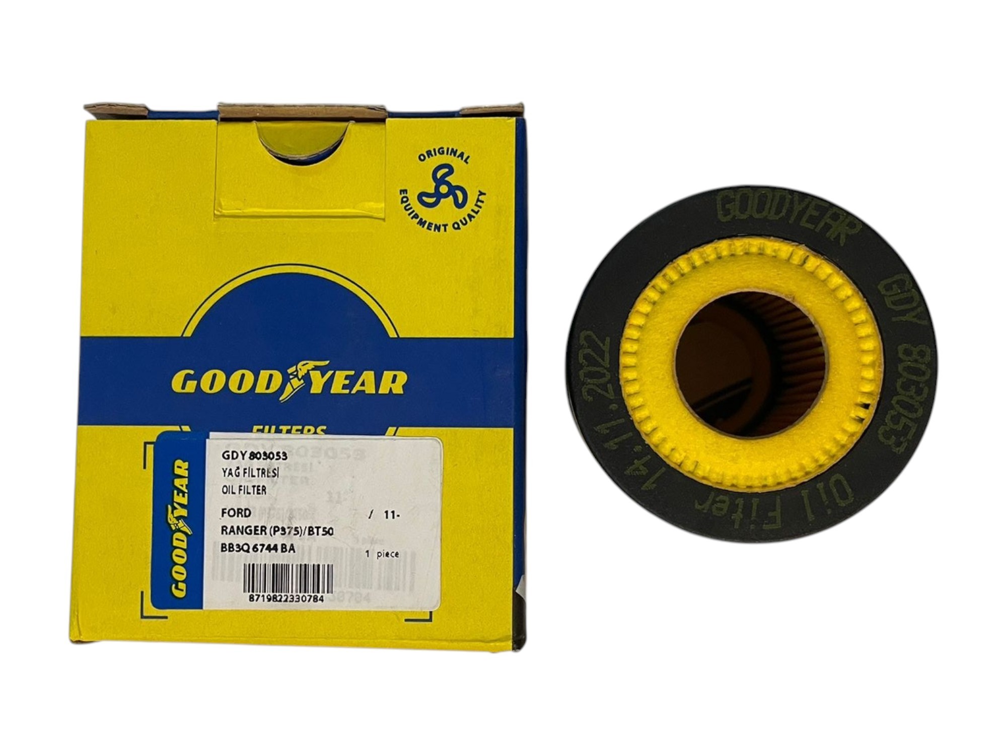 Ford Ranger P375/BT50 Yağ Filtresi | GOODYEAR BB3Q 6744 BA YAĞ FİLTRESİ