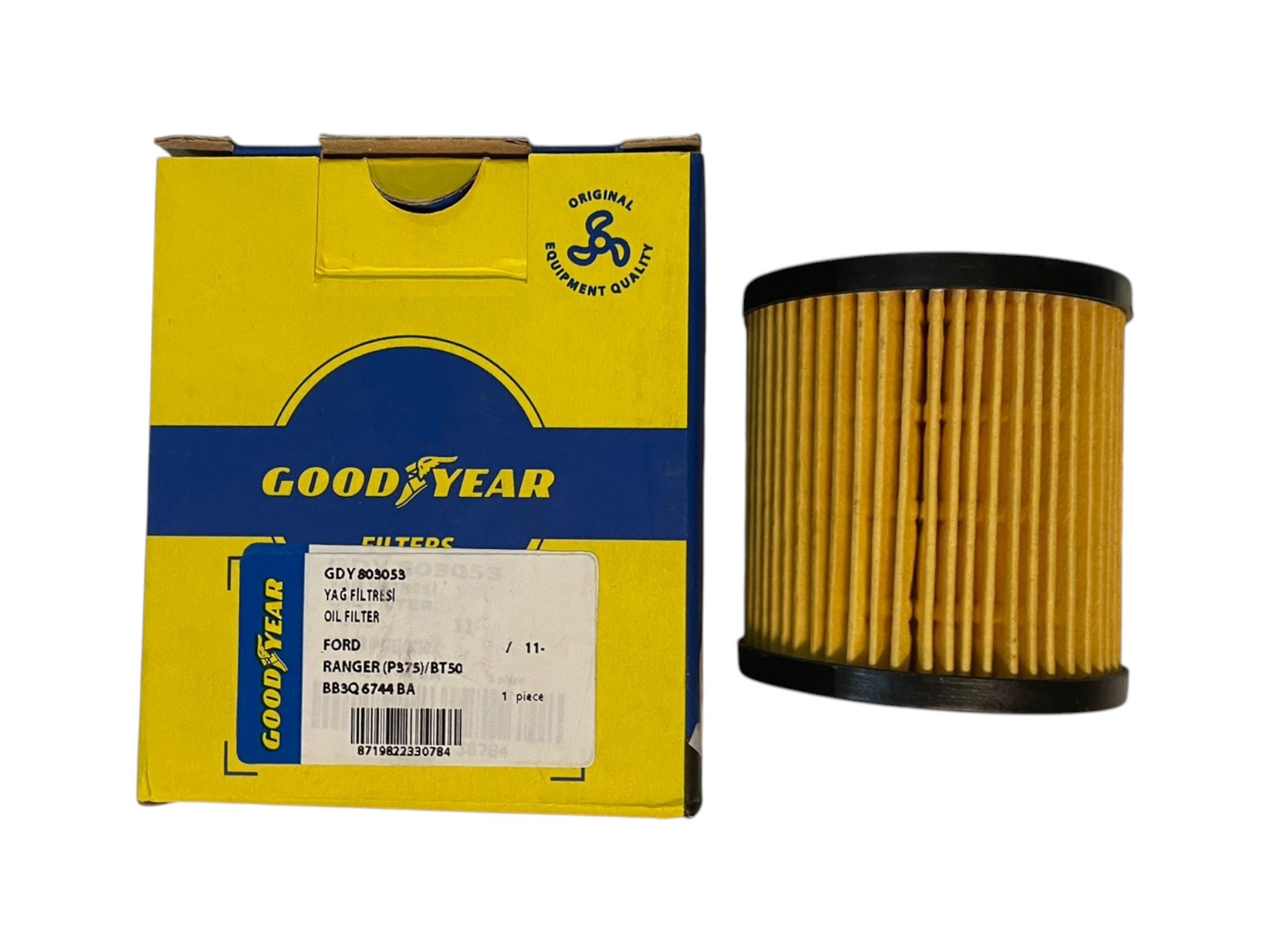 Ford Ranger P375/BT50 Yağ Filtresi | GOODYEAR BB3Q 6744 BA YAĞ FİLTRESİ