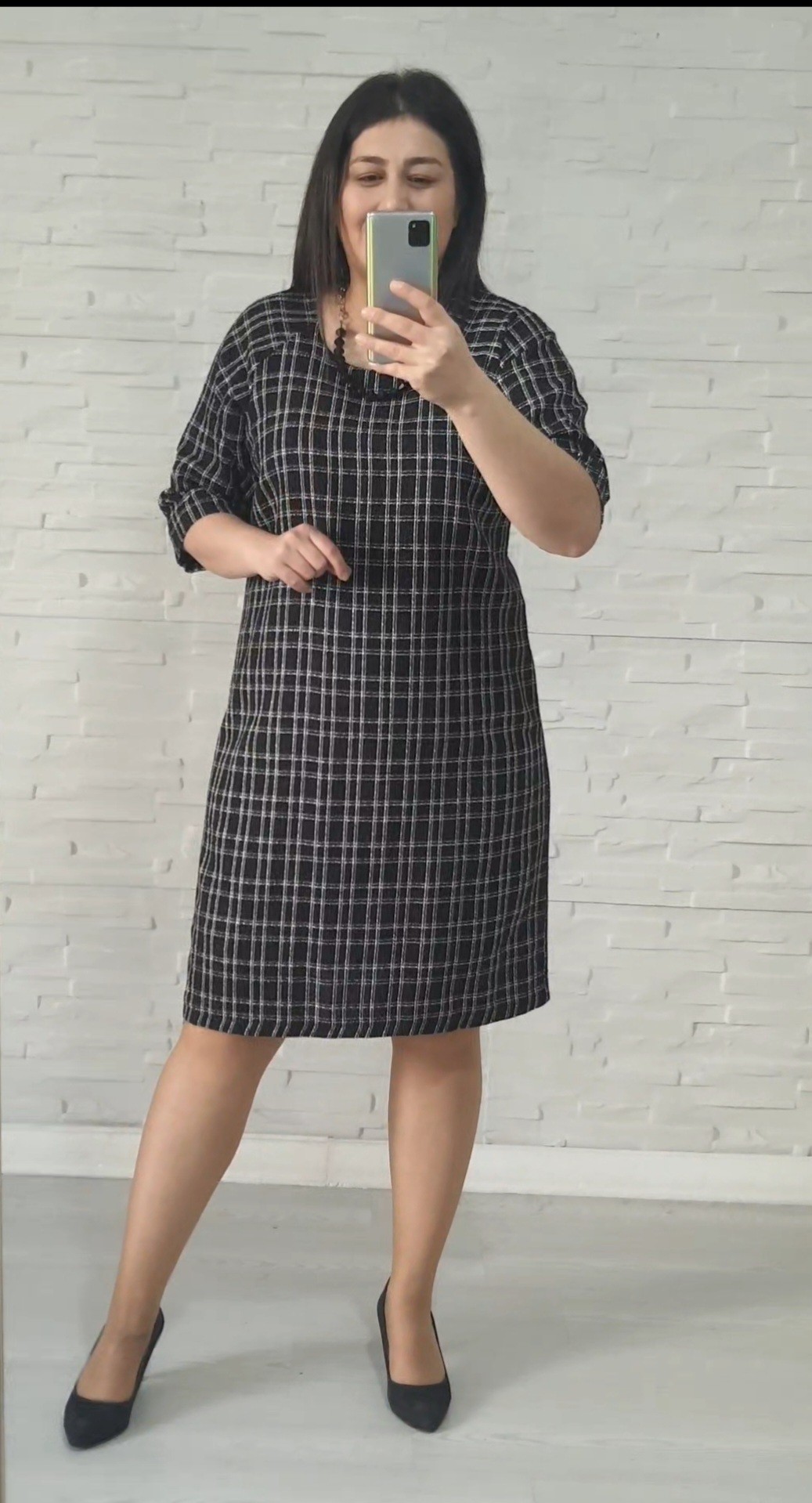 Chanel Dokuma Kumas Elbise Siyah