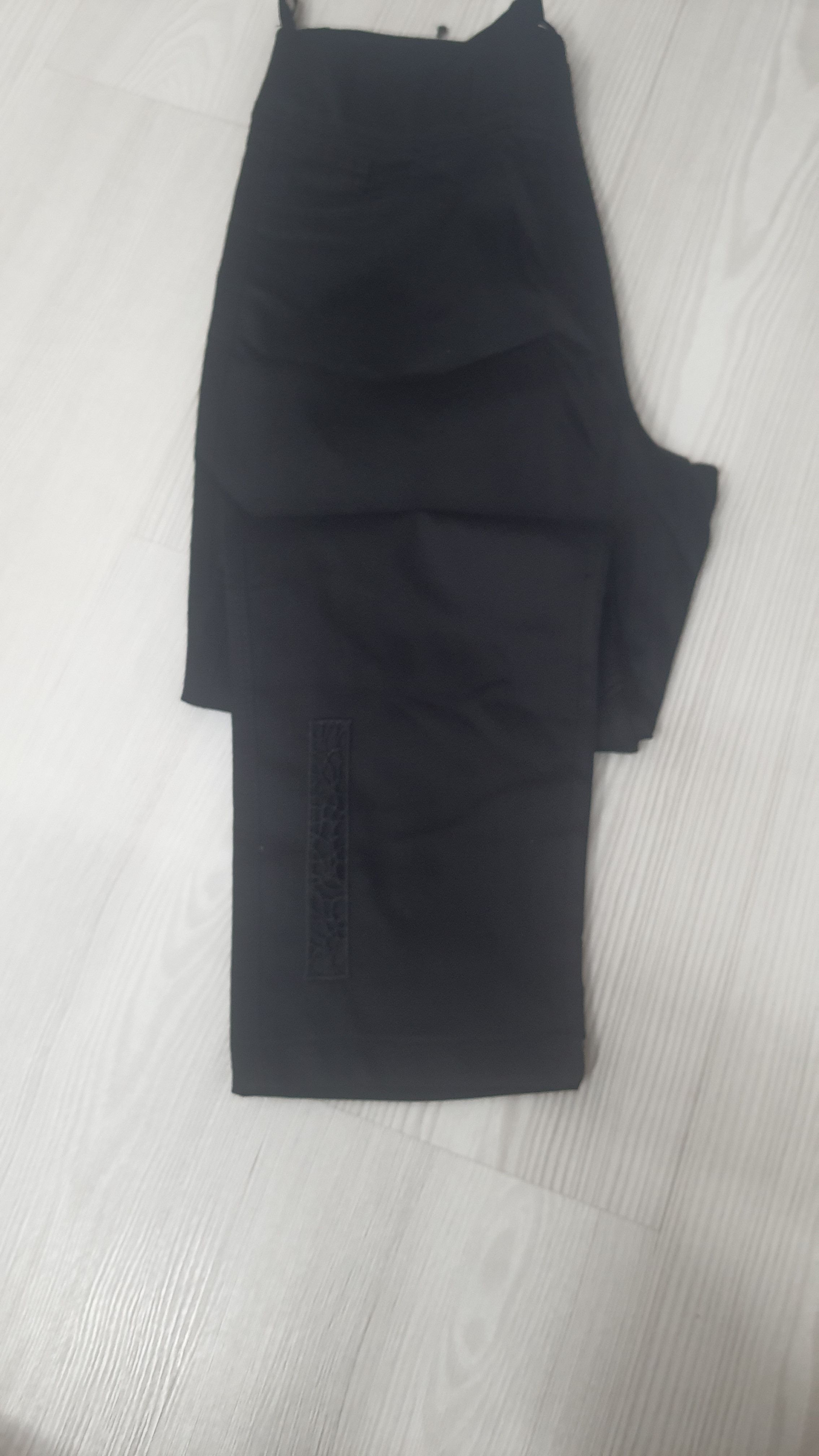 Pacasi Dantel Pantalon-Siyah