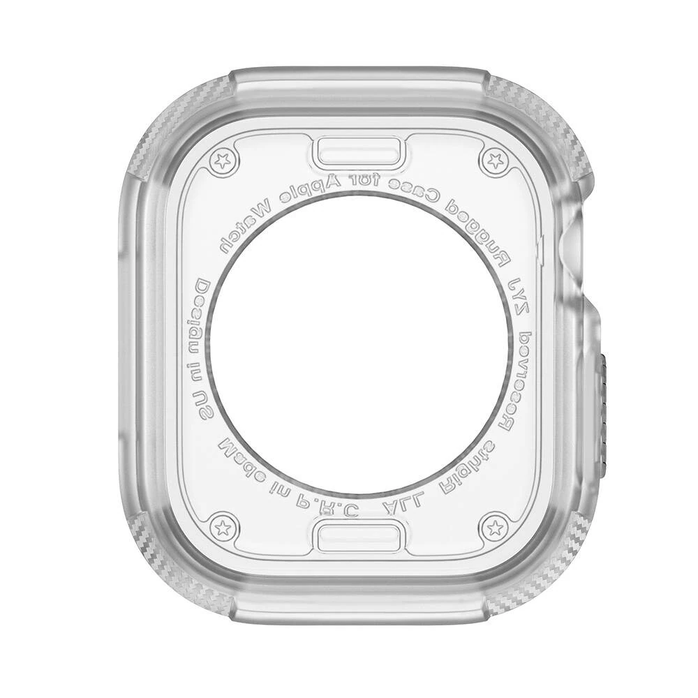 Apple Watch 10 46mm Silikon TPU Kasa Koruyucu Ecruz Watch Gard 17