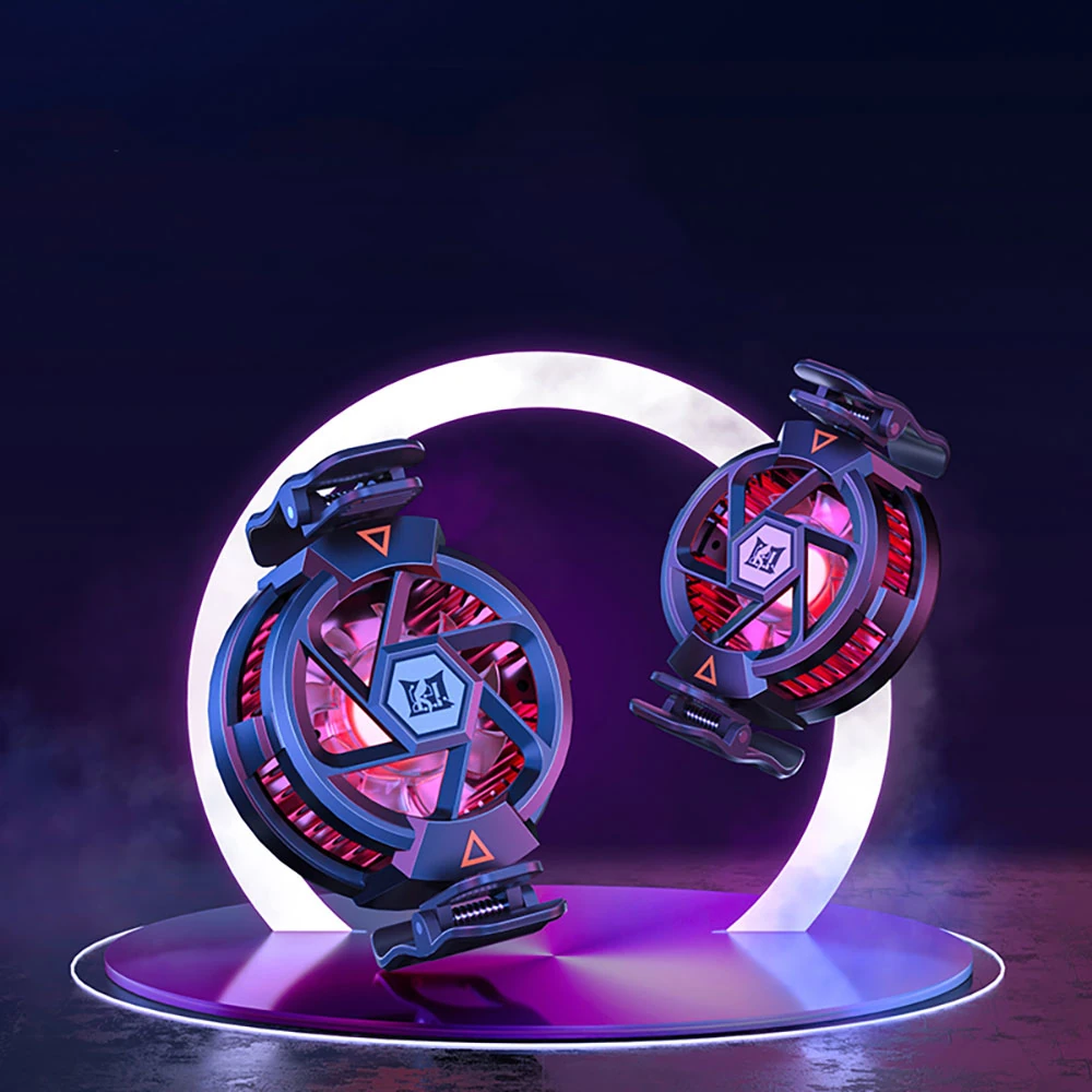 Ecruz N5 Magnetik Yapıştırmalı 10W TEC Soğutma Sistemli RGB Işıklı Telefon Soğutucu Fan