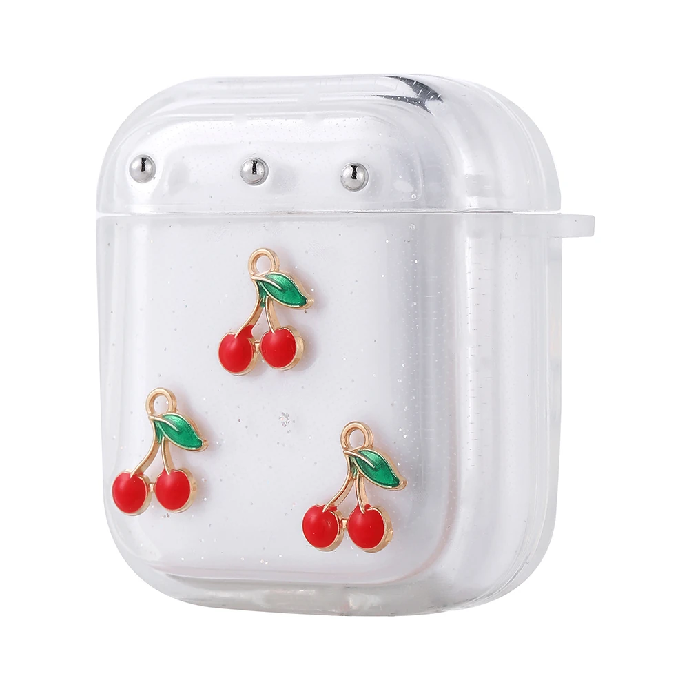 Apple Airpods Ecruz Airbag 44 Airbag Tasarımlı Simli Şeffaf Kutup Kılıf