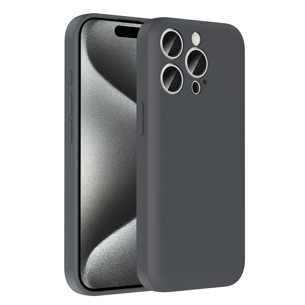 Apple iPhone 15 Pro Kılıf Kamera Korumalı Kartlık Hazneli Ecruz Vitra Kapak