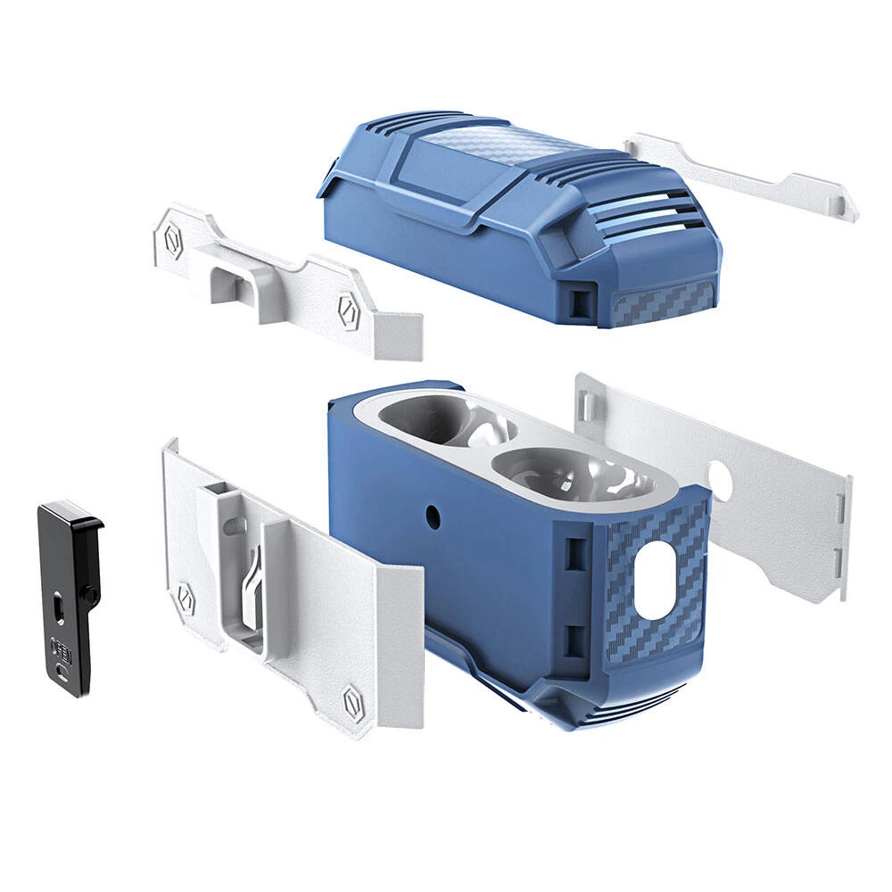 Apple Airpods 3. Nesil Ecruz Airbag 35 Darbelere Karşı Dayanıklı Düğmeli Kılıf