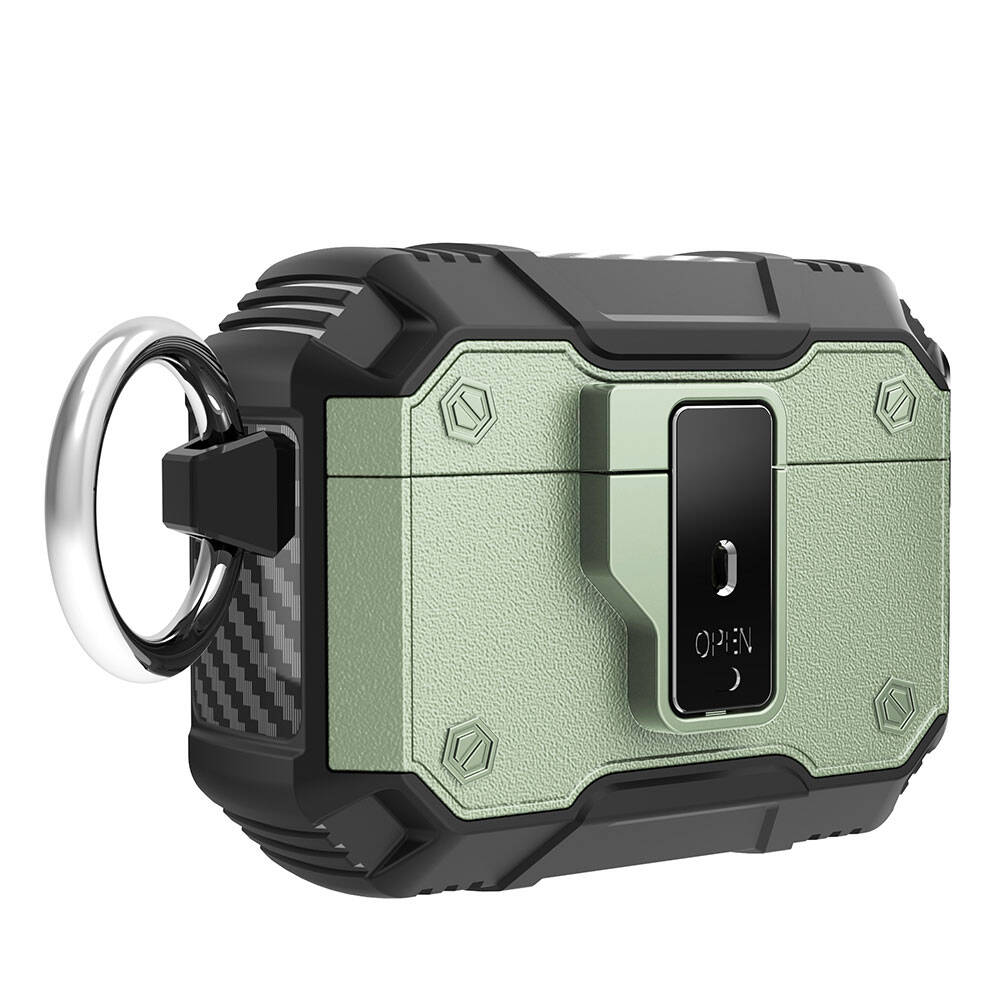 Apple Airpods 3. Nesil Ecruz Airbag 35 Darbelere Karşı Dayanıklı Düğmeli Kılıf