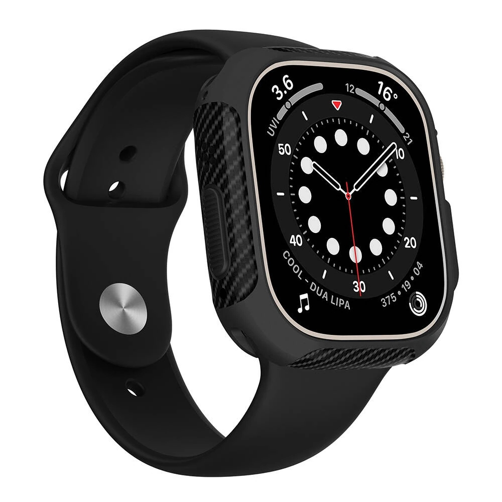Apple Watch Ultra 49mm Silikon TPU Kasa Koruyucu Ecruz Watch Gard 31