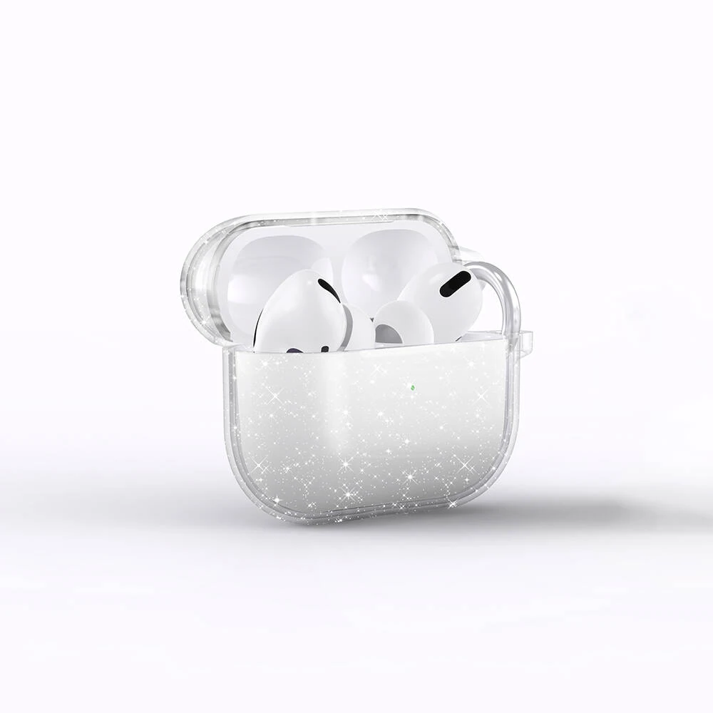 Apple Airpods 3. Nesil Ecruz Allstar Airbag 32 Parlayan Simli Saydam Renkli Kılıf