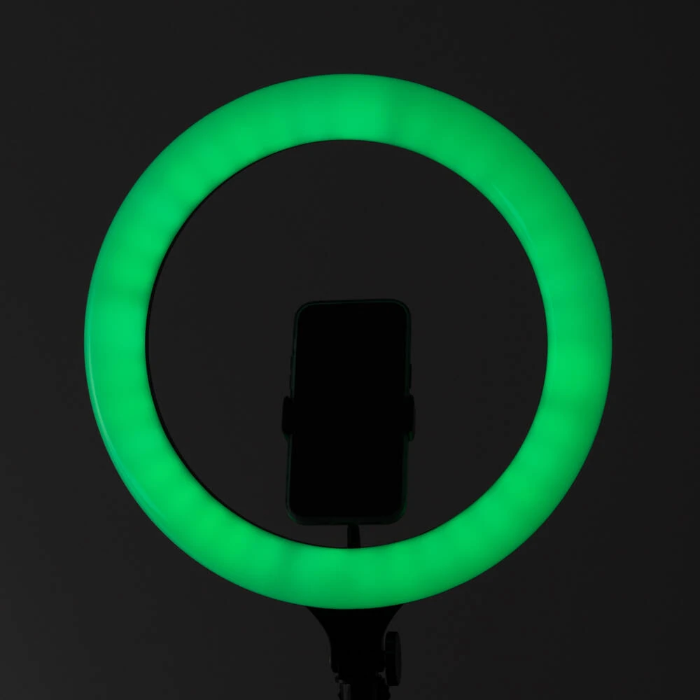 Ecruz MJ38 RGB 25W Ring Light Canlı Yayın 38cm USB'li ve Telefon Stand