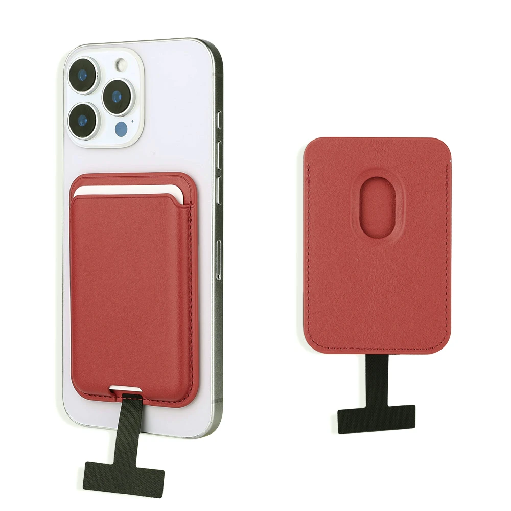 Ecruz CRD-09 Dahili Şarj Soket Aparatlı Magnetik PU Deri Kartlık