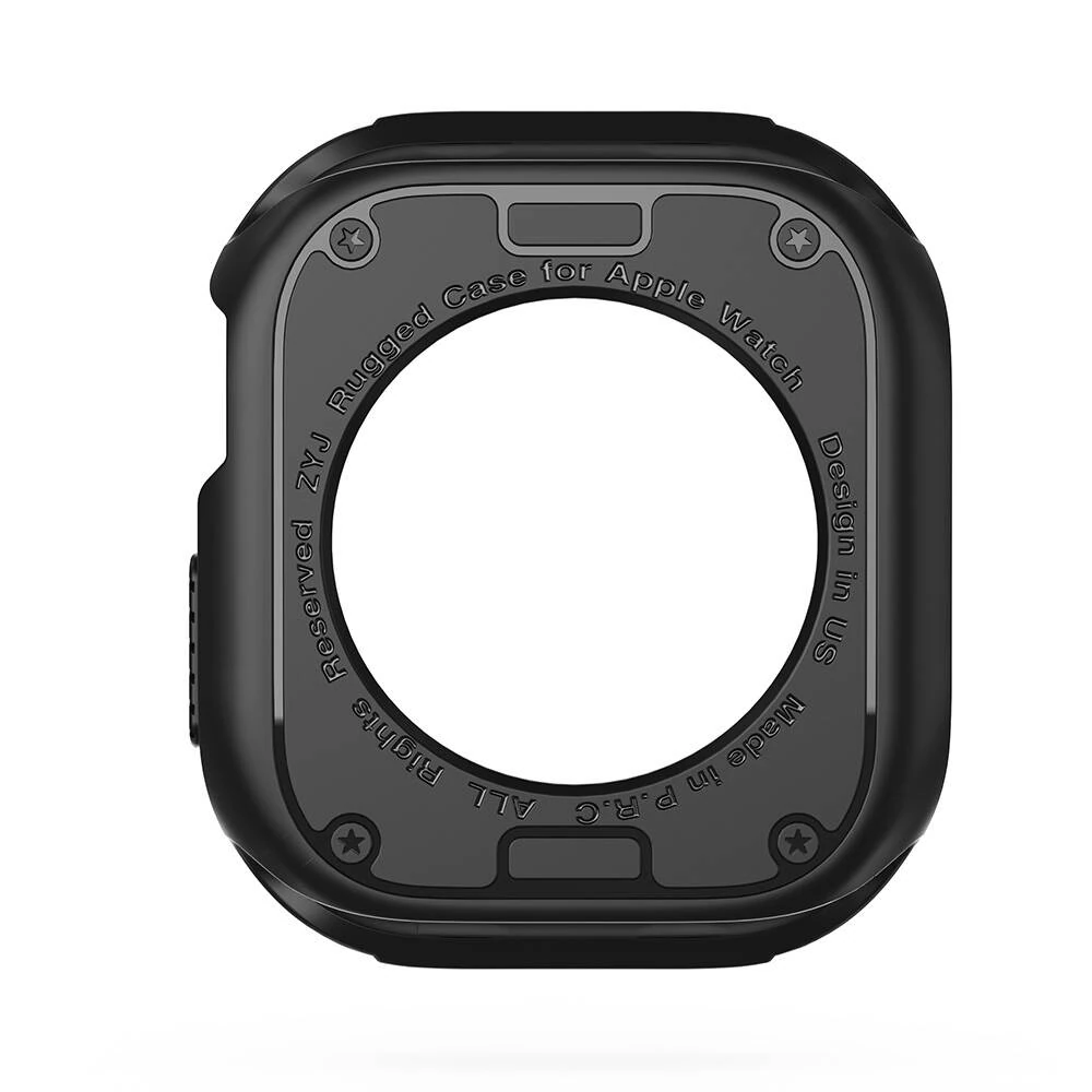 Apple Watch 10 42mm Silikon TPU Kasa Koruyucu Ecruz Watch Gard 17