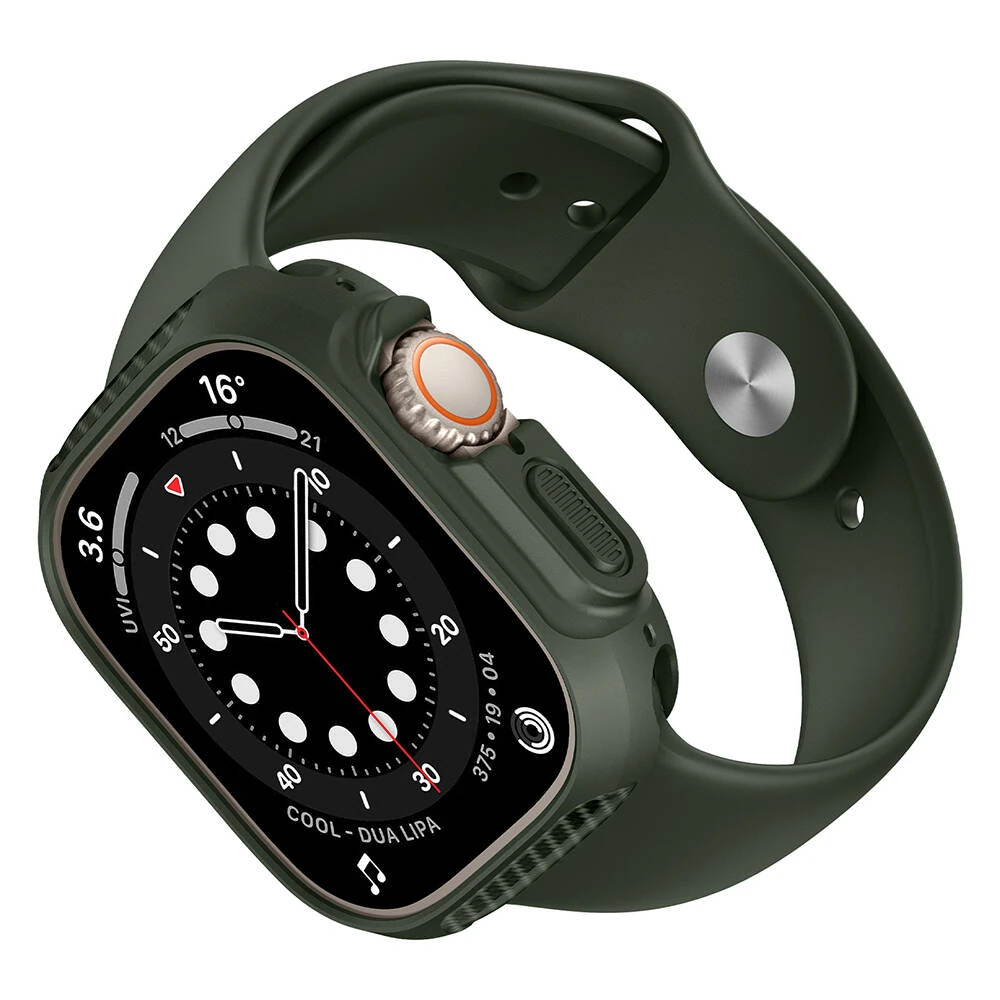 Apple Watch Ultra 49mm Silikon TPU Kasa Koruyucu Ecruz Watch Gard 31