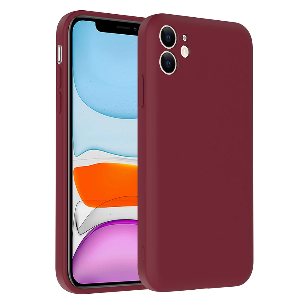 Apple iPhone 11 Kılıf Kamera Korumalı Kartlık Hazneli Ecruz Vitra Kapak