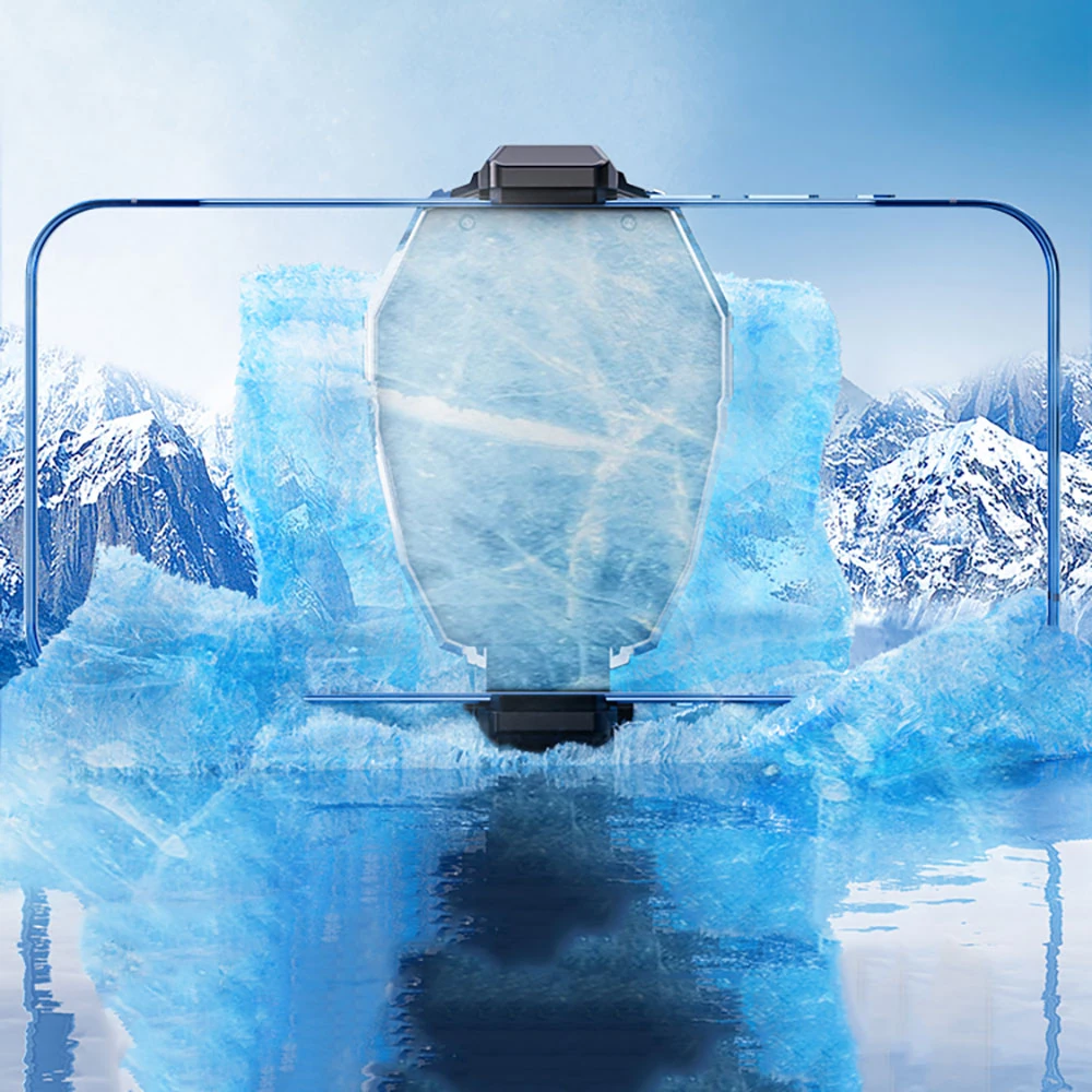 Ecruz N15 Gümüş Kaplama 2 Kademeli TEC Soğutma Sistemli Telefon Soğutucu Fan