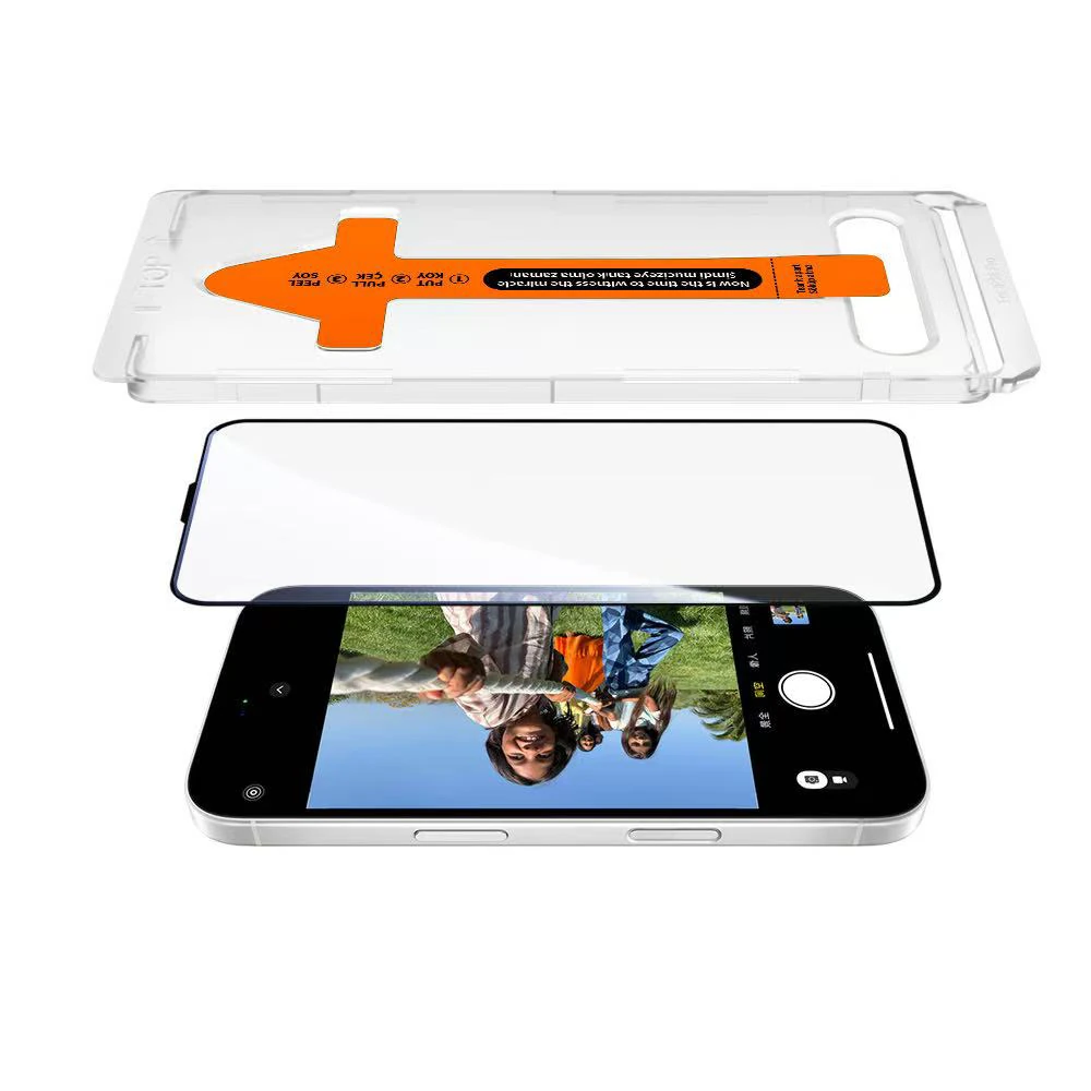 Apple iPhone 14 Pro Max Ecruz 3D Oliv HD Temperli Cam Ekran Koruyucu + Kolay Uygulama Aparatı