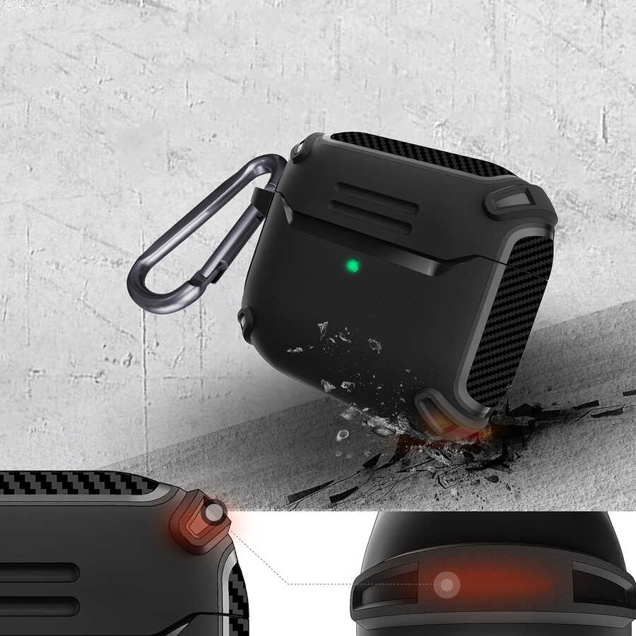 Apple Airpods 3. Nesil Kılıf Ecruz Airbag 26 Silikon