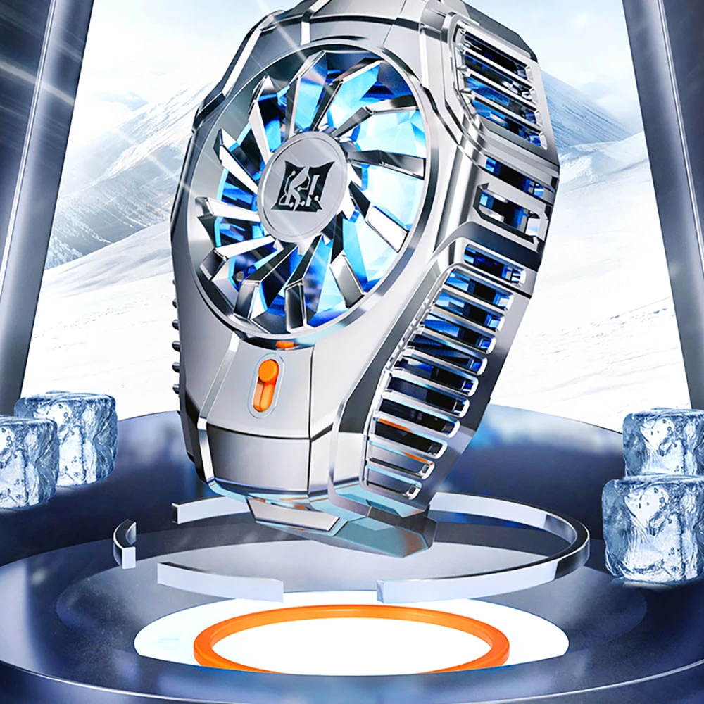 Ecruz N15 Gümüş Kaplama 2 Kademeli TEC Soğutma Sistemli Telefon Soğutucu Fan