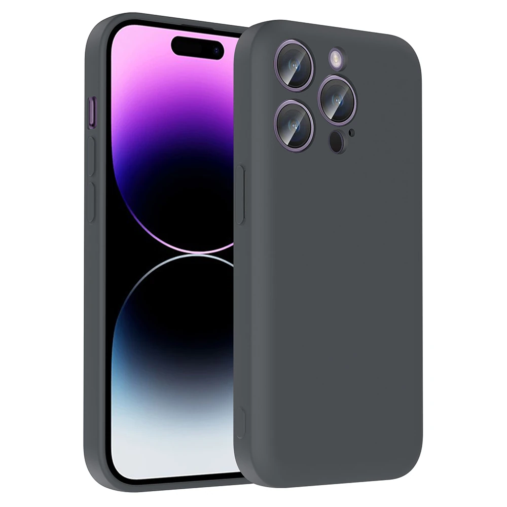 Apple iPhone 14 Pro Max Kılıf Kamera Korumalı Kartlık Hazneli Ecruz Vitra Kapak