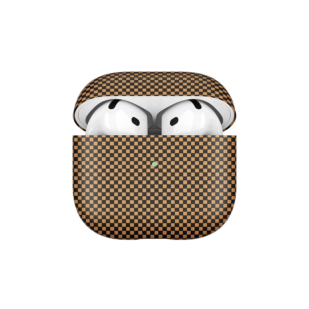 Apple Airpods 4 Ecruz Airbag 43 600D Karbon Fiber Kulaklık Kılıfı